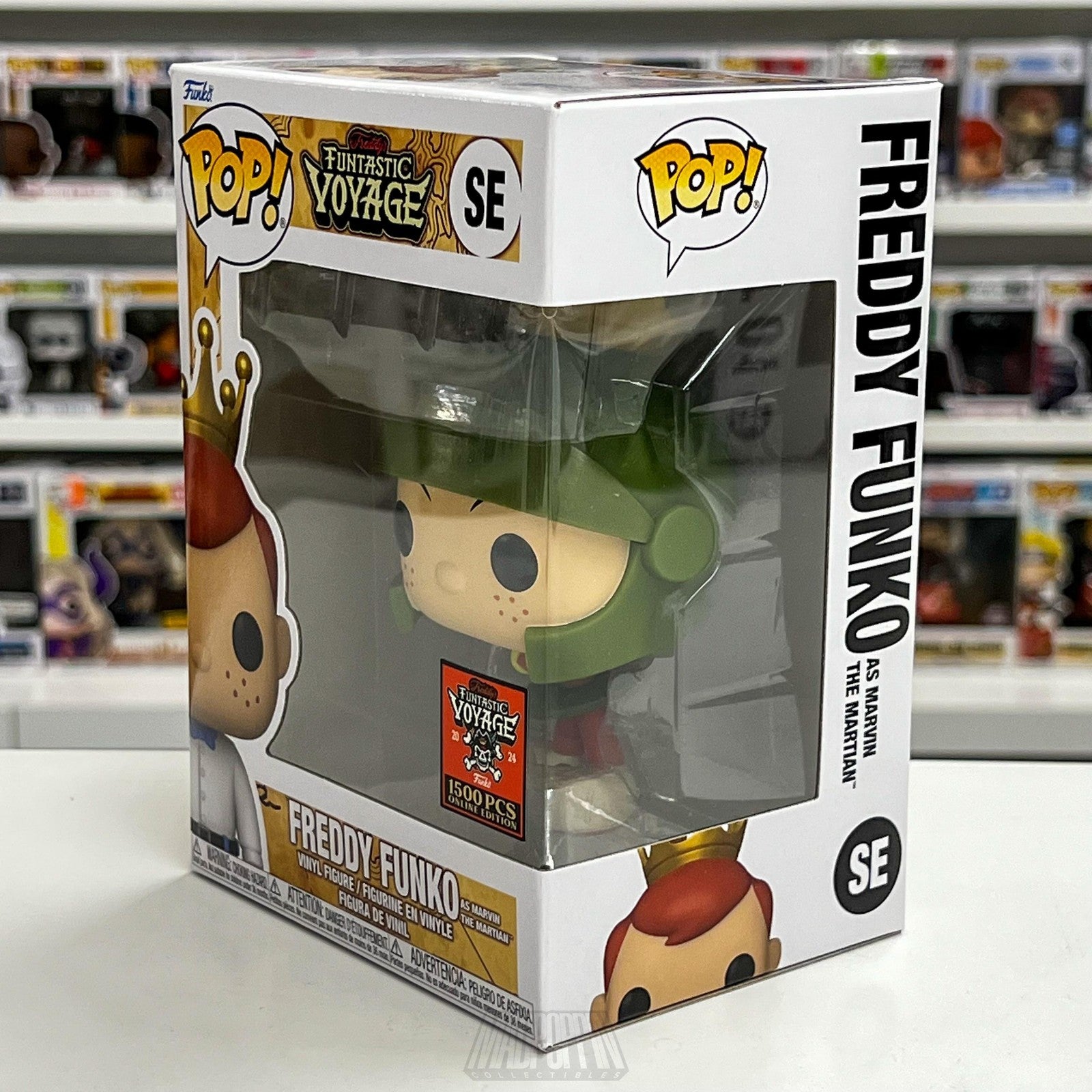 Funko Pop Freddy Funko Marvin The Martian Funtastic Voyage SE 1500 PCS Exclusive