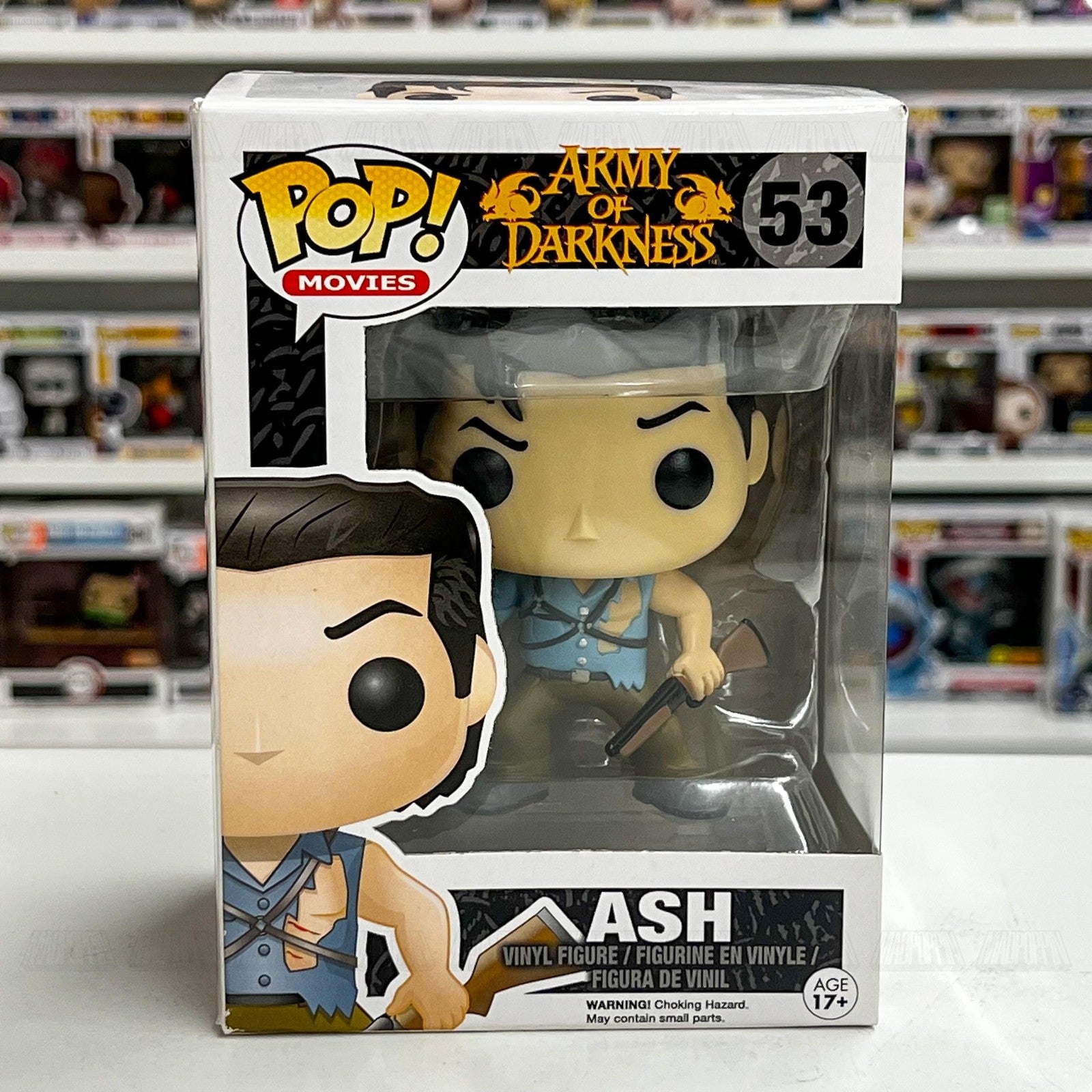 Funko Pop! Movies Army of Darkness Ash #53 Vinyl Figure Box Horror Evil Dead
