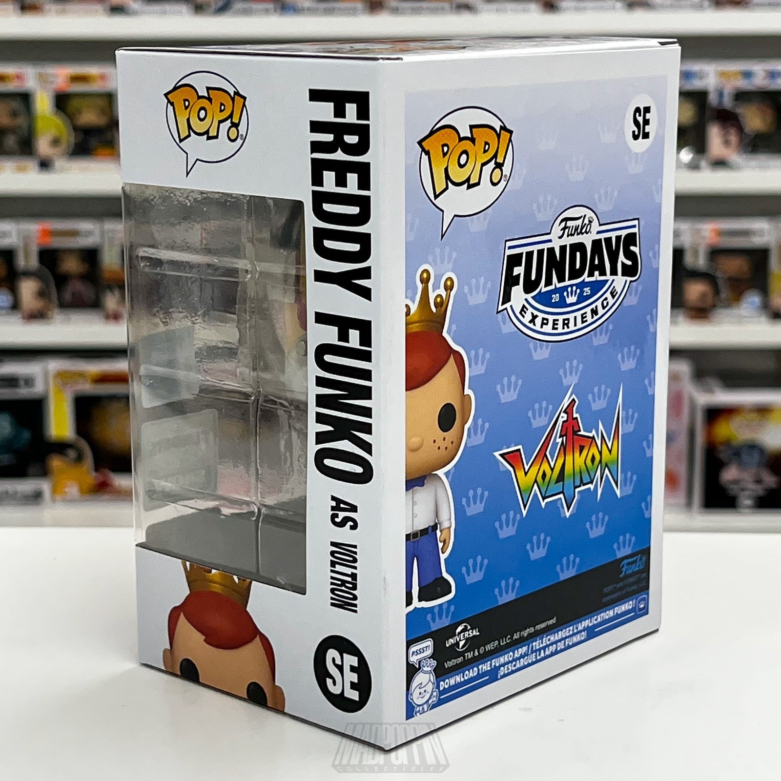 Funko Pop Fundays 2025 Freddy as Voltron Defender Universe Metallic 2000pcs SE