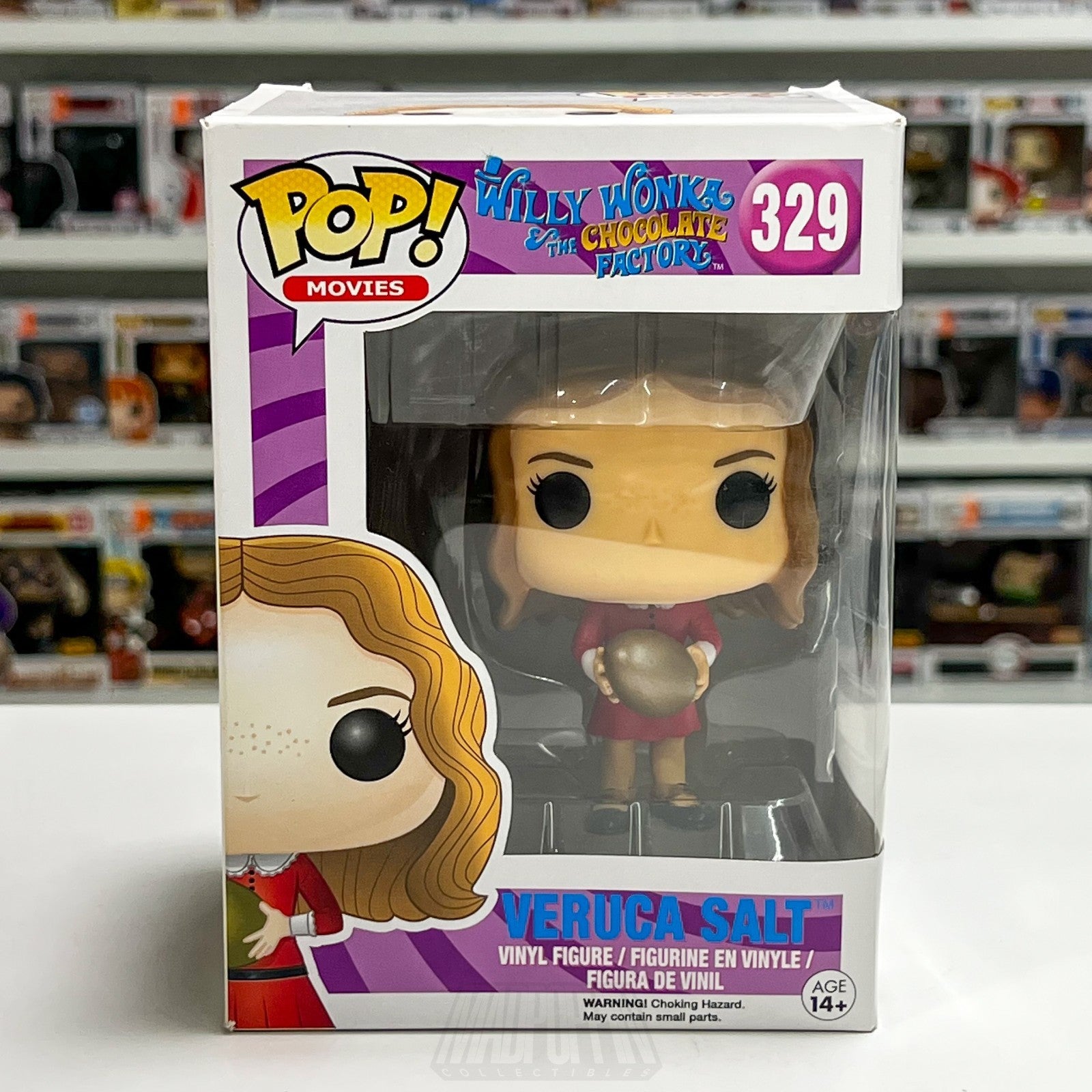 Funko Pop Movies Willy Wonka & The Chocolate Factory Veruca Salt Golden Egg 329
