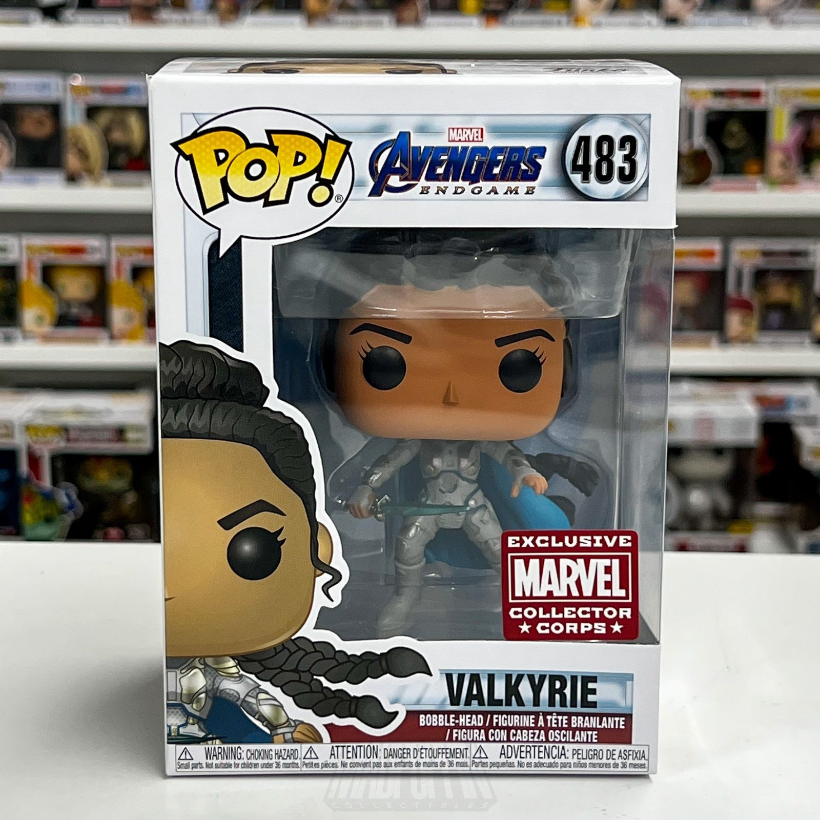Funko Pop Marvel Collector Corps Avengers Endgame Valkyrie 483 Toy Vinyl Figure0