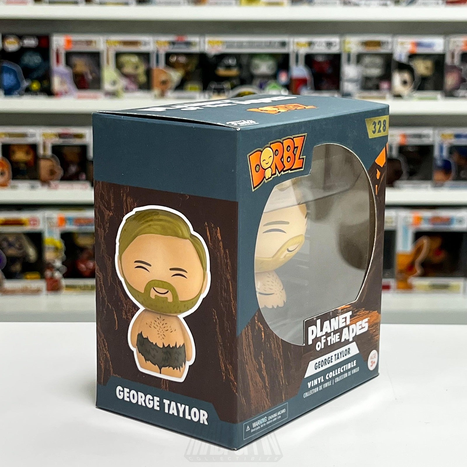 Funko Dorbz Planet of the Apes George Taylor #328 Vinyl Collectible Figure Boxed