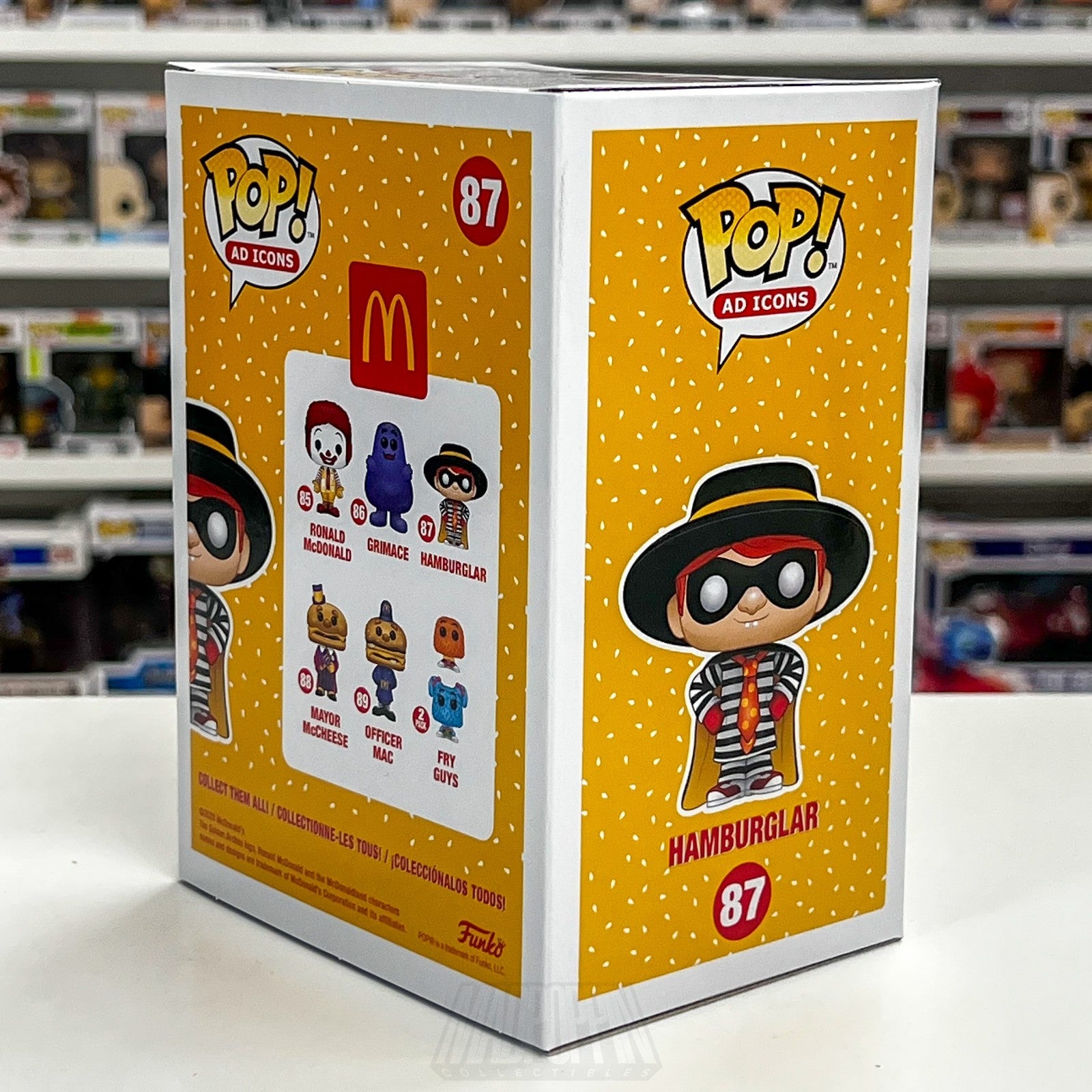 Funko Pop Ad Icons McDonalds Hamburglar 87 Mascot Fast Food Toy Vinyl Figure4