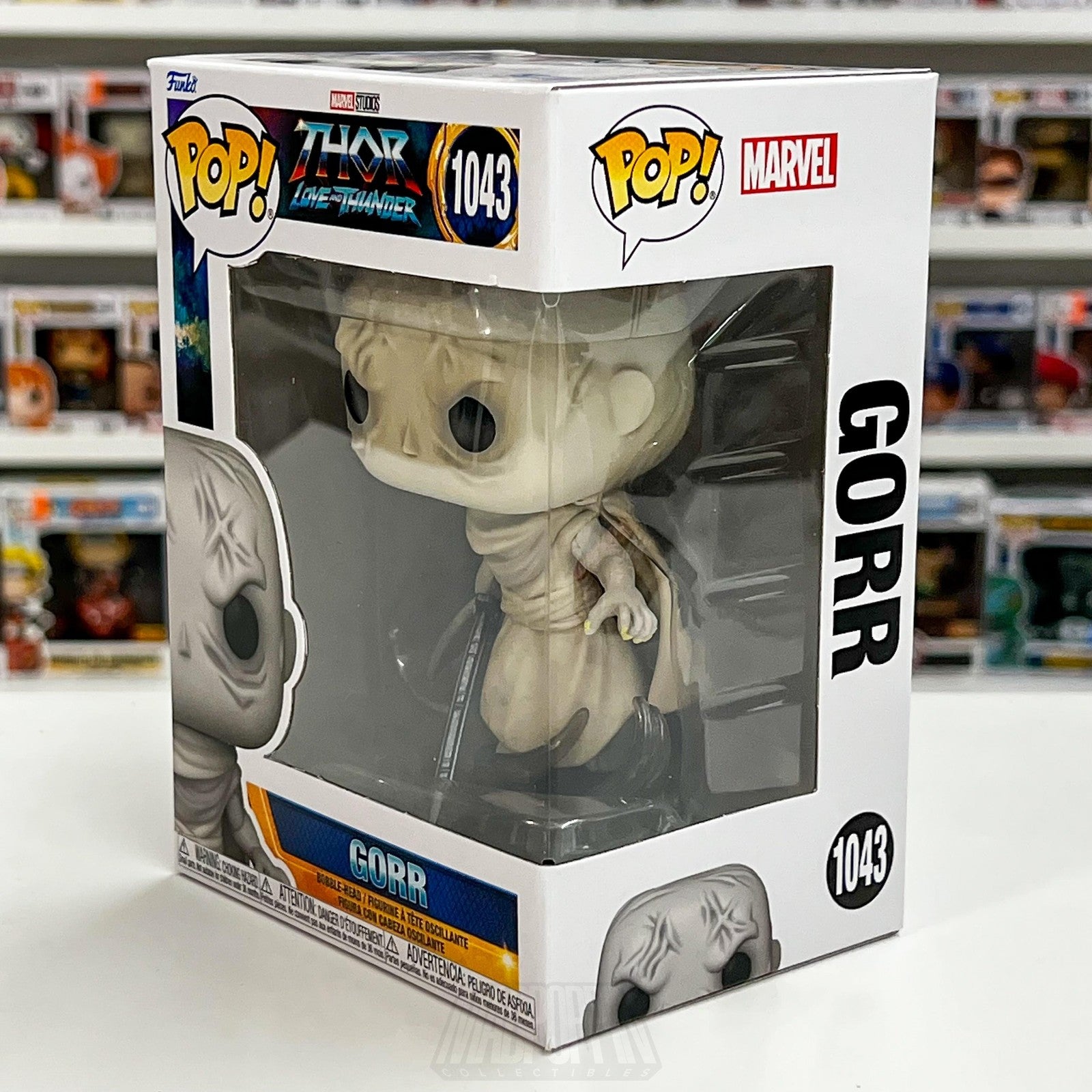 Funko Pop! Marvel Thor Love Thunder Gorr 1043 God Butcher Bobble-Head Figure Toy