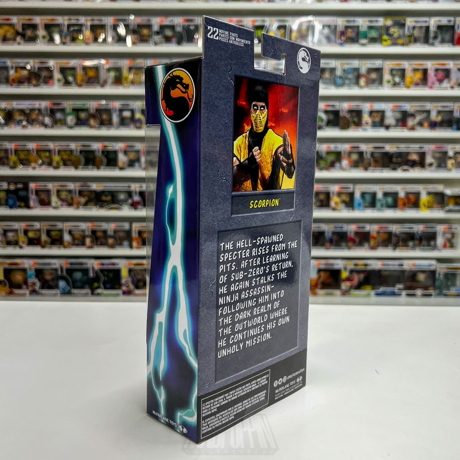 McFarlane Toys Mortal Kombat Klassic Scorpion 7 Inch Action Figure Video Game