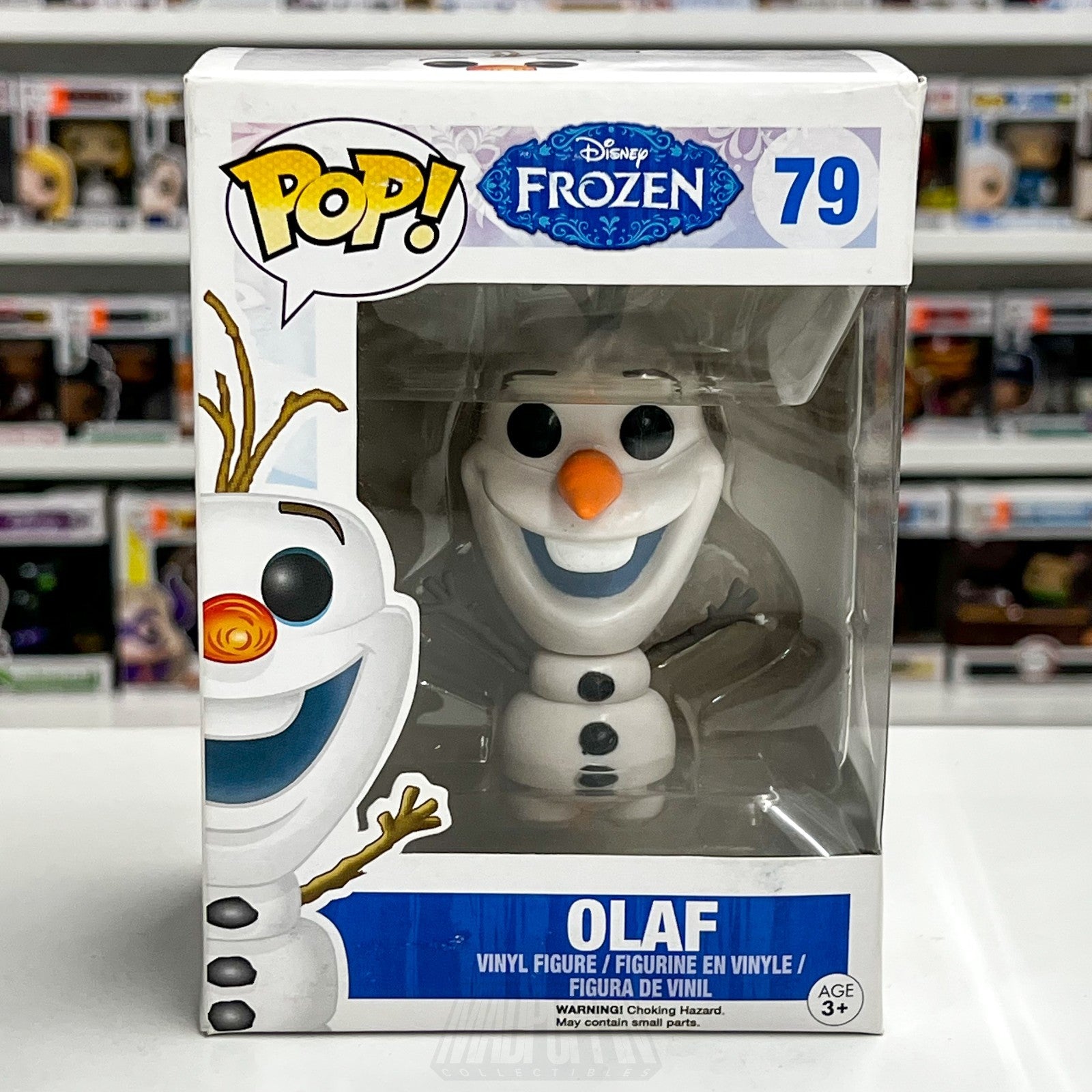 Funko Pop Disney Frozen Olaf 79 Vinyl Figure Snowman Hans Christian Andersen Toy0