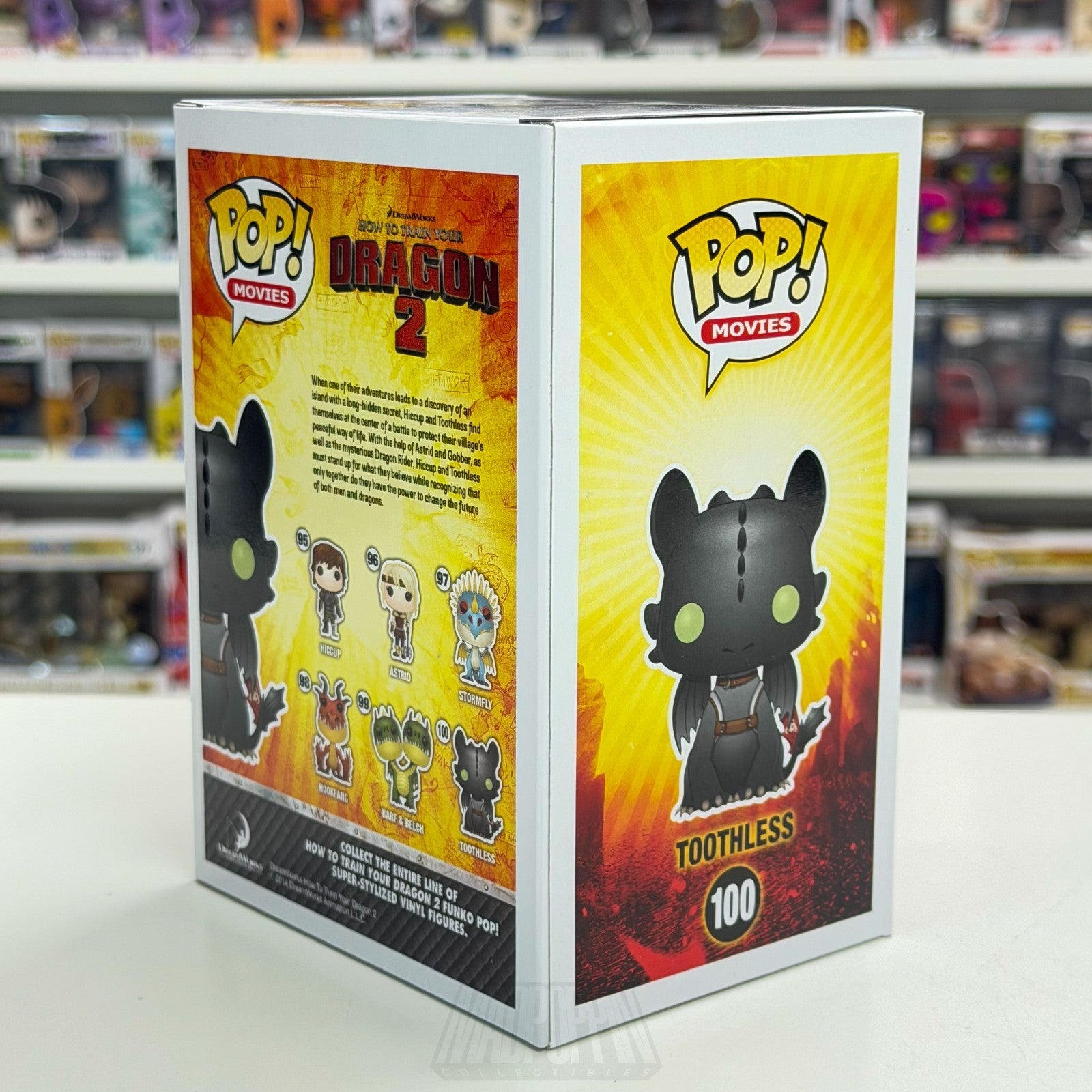 Funko Pop Movies How To Train Your Dragon 2 Toothless 100 Fantasy Vinyl Figure4