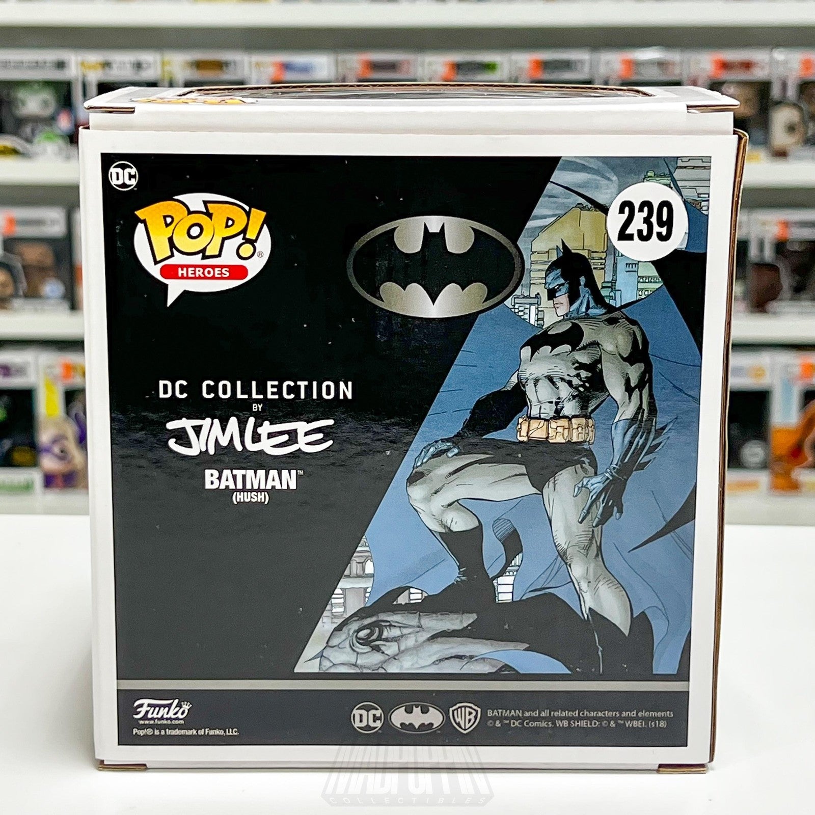 Funko Pop Heroes Batman Hush Deluxe Jim Lee DC Comics 239 GameStop Exclusive NIB