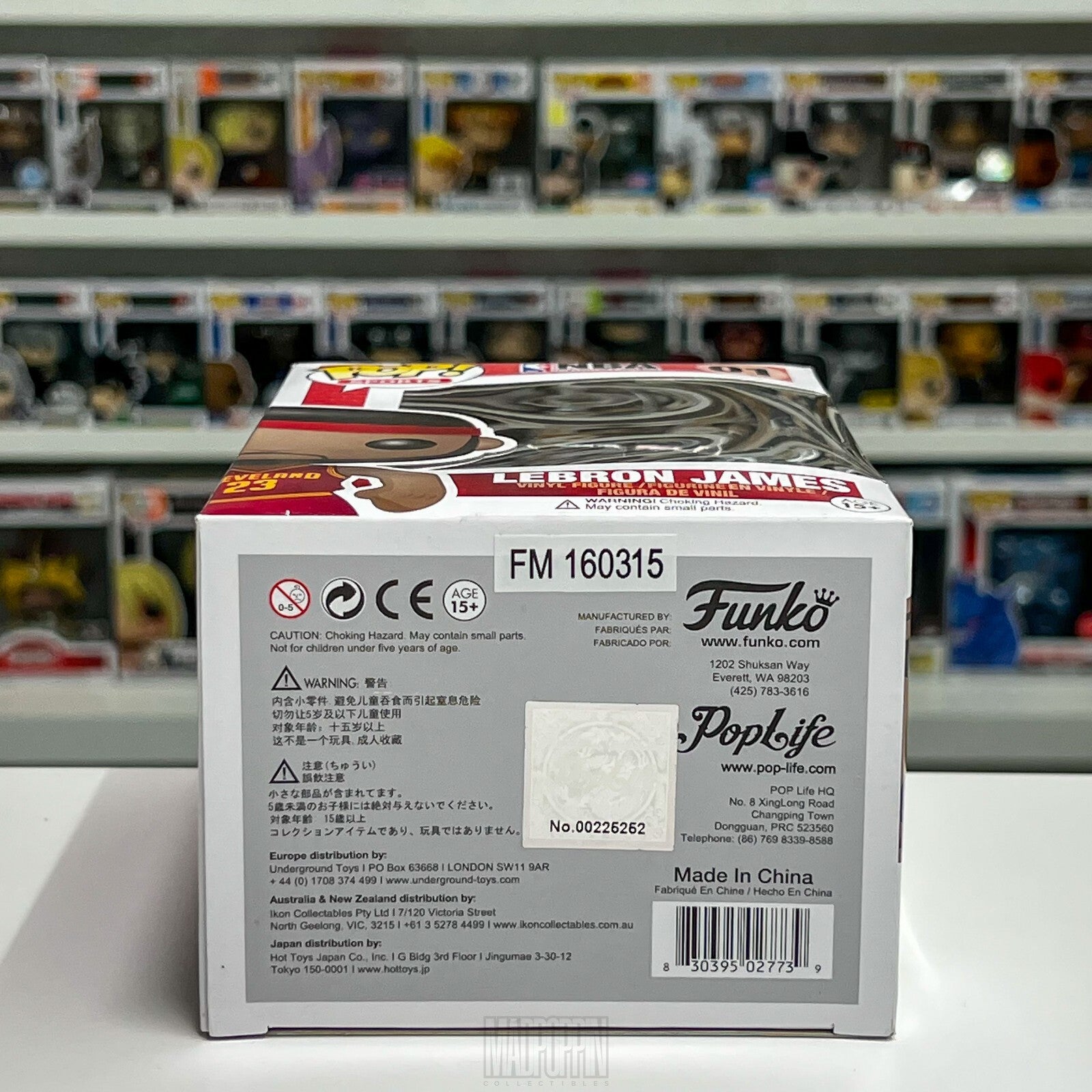 Funko Pop Sports NBA Basketball Cleveland Cavaliers Lebron King James Vaulted 01