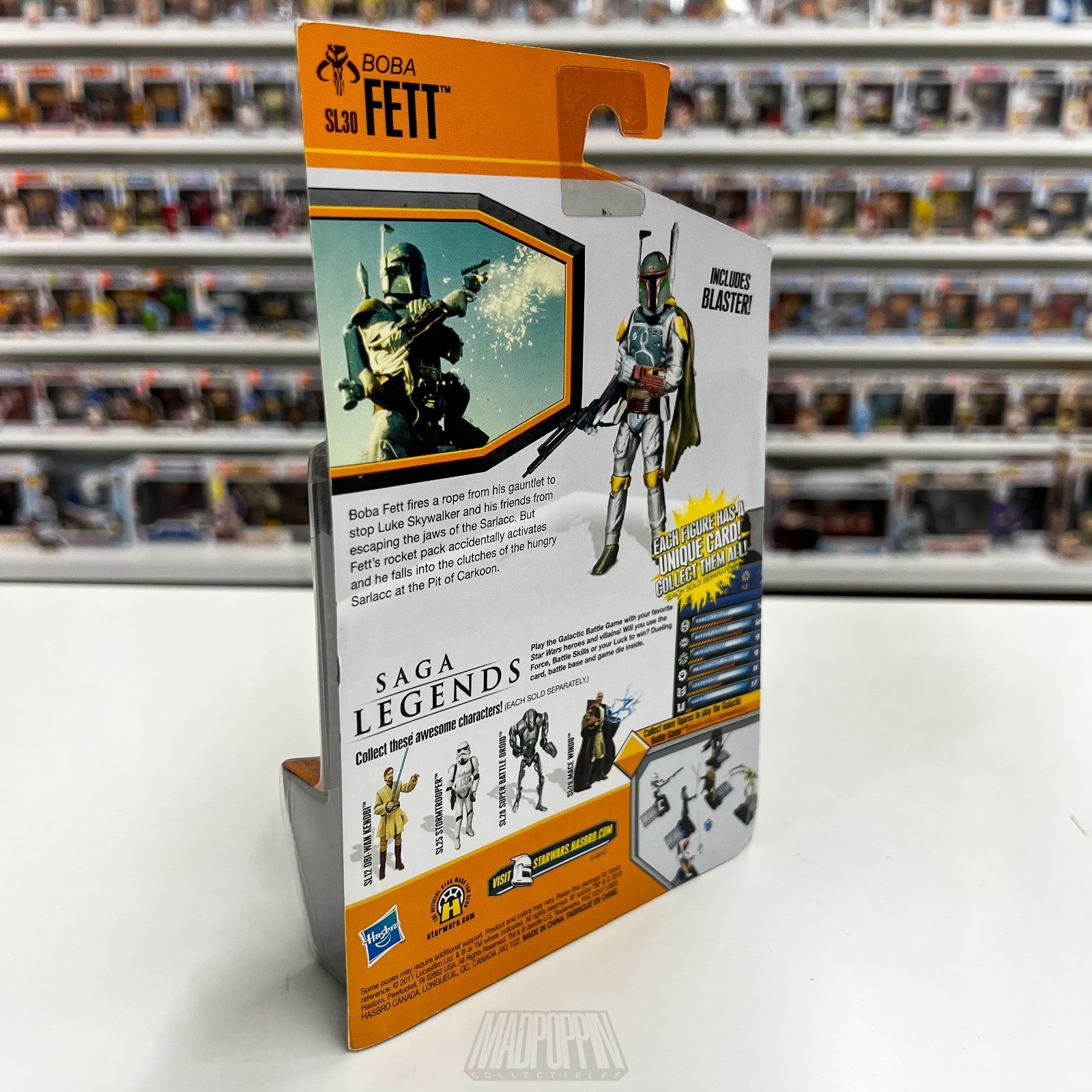 Star Wars Saga Legends Boba Fett SL30 Action Figure 2011 Hasbro Sealed Galactic