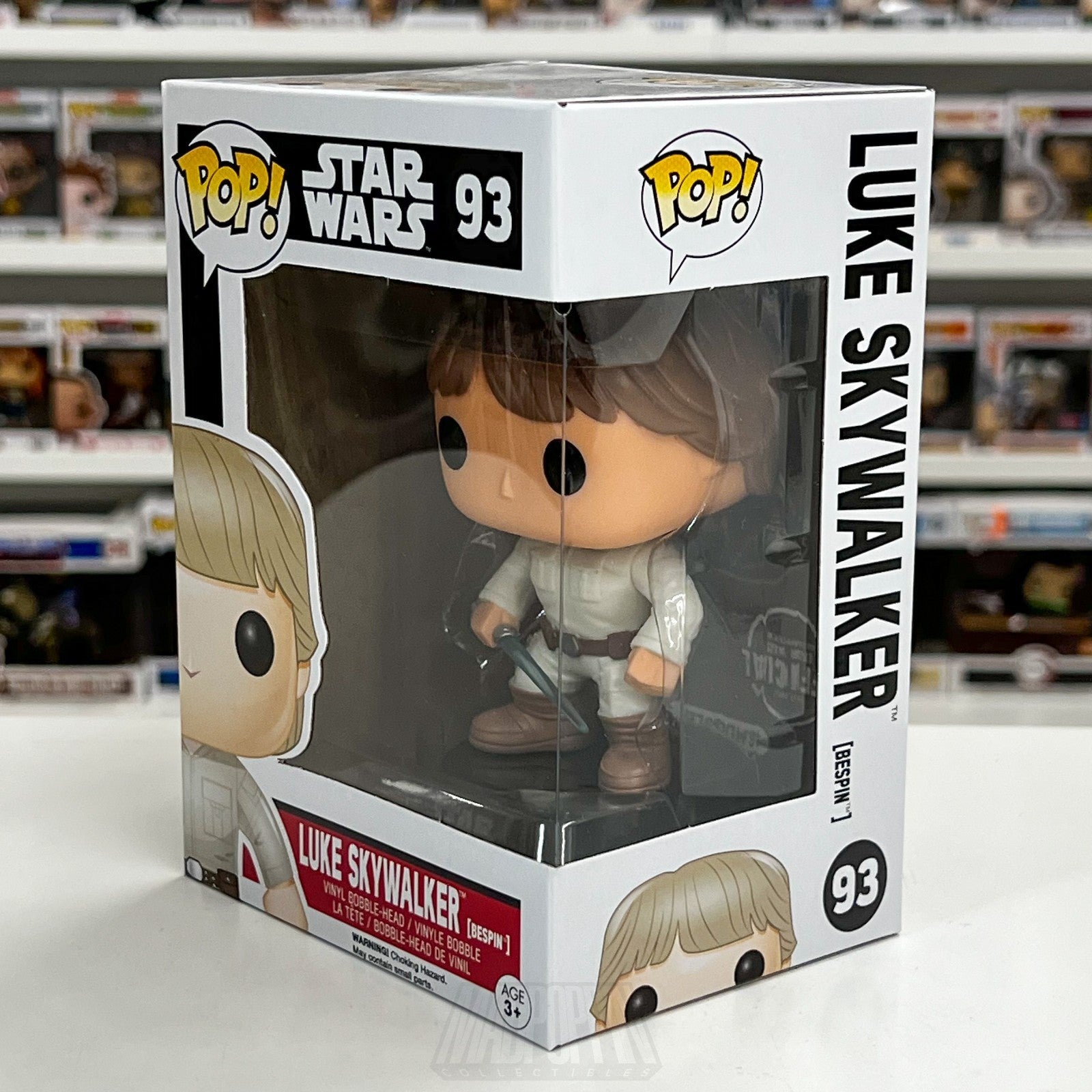 Funko Pop Star Wars Luke Skywalker Bespin 93 Jedi Knight Lightsaber Vinyl Figure1