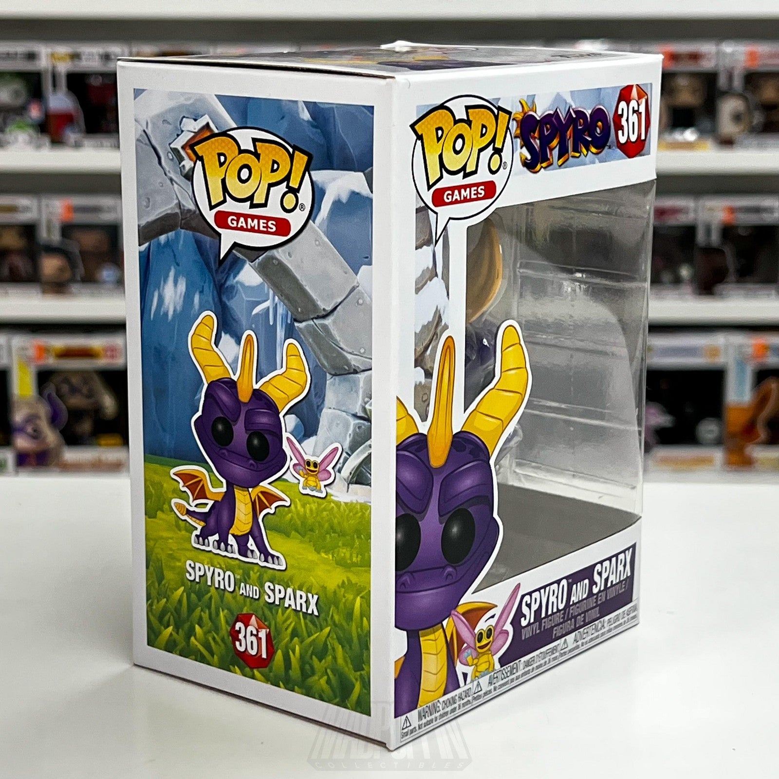 Funko POP Games Spyro and Sparx 361 Vinyl Figure New in Box 2018 PlayStation Toy