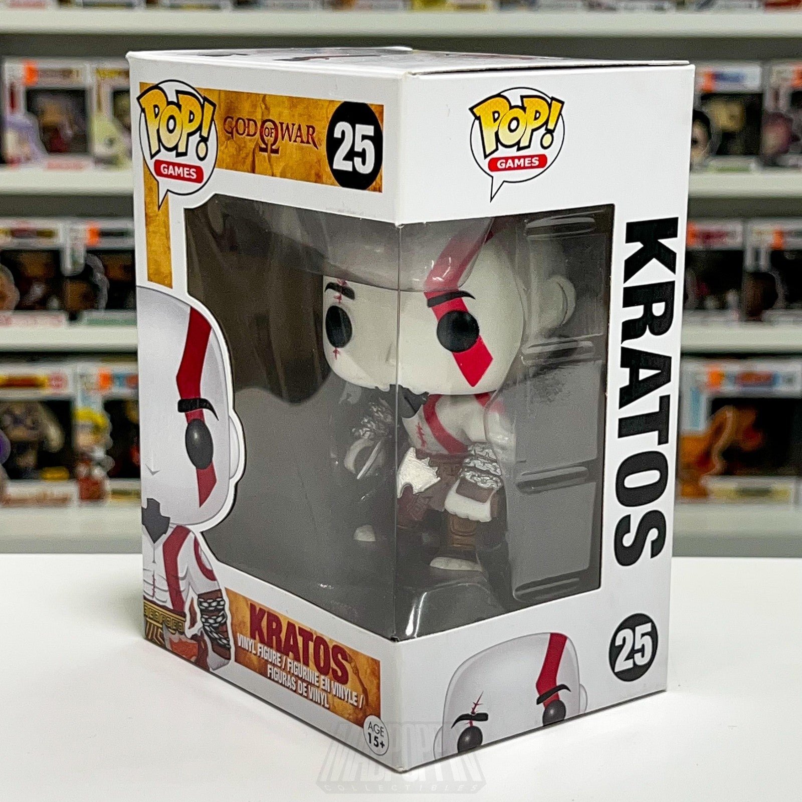 Funko Pop Games Kratos God of War 25 Vinyl Figure Ikon Greek Norse Mythology NIB