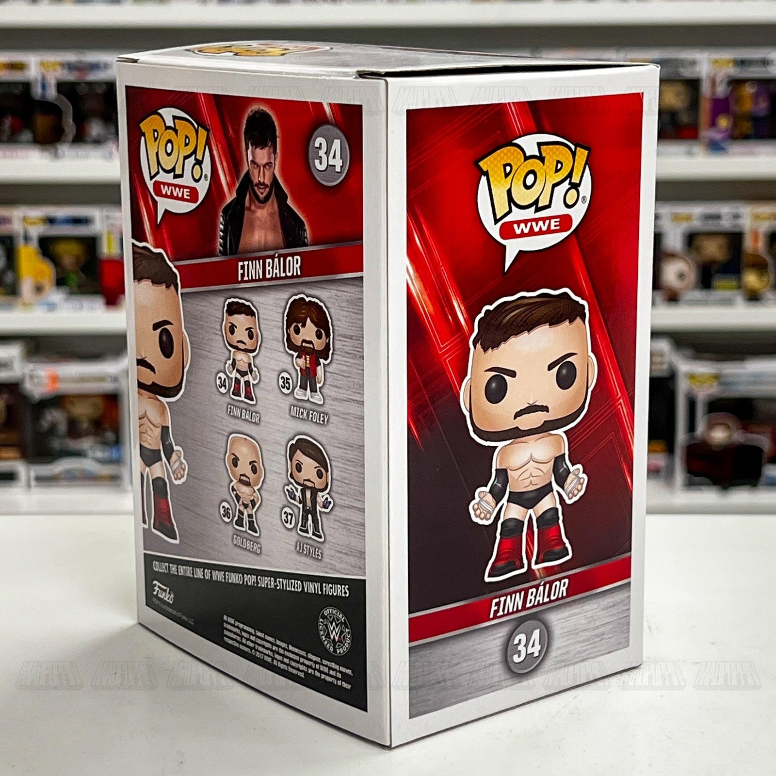Funko Pop WWE Finn Bálor #34 Vinyl Figure Collectible Wrestling Toy New in Box