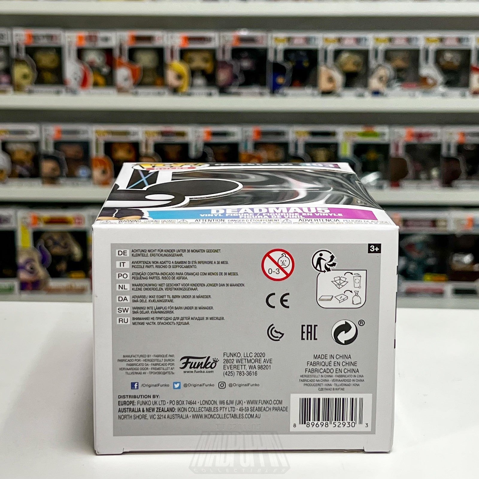 Funko Pop Rocks Deadmau5 193 Vinyl Figure 2020 DJ Electro House Progressive Toy