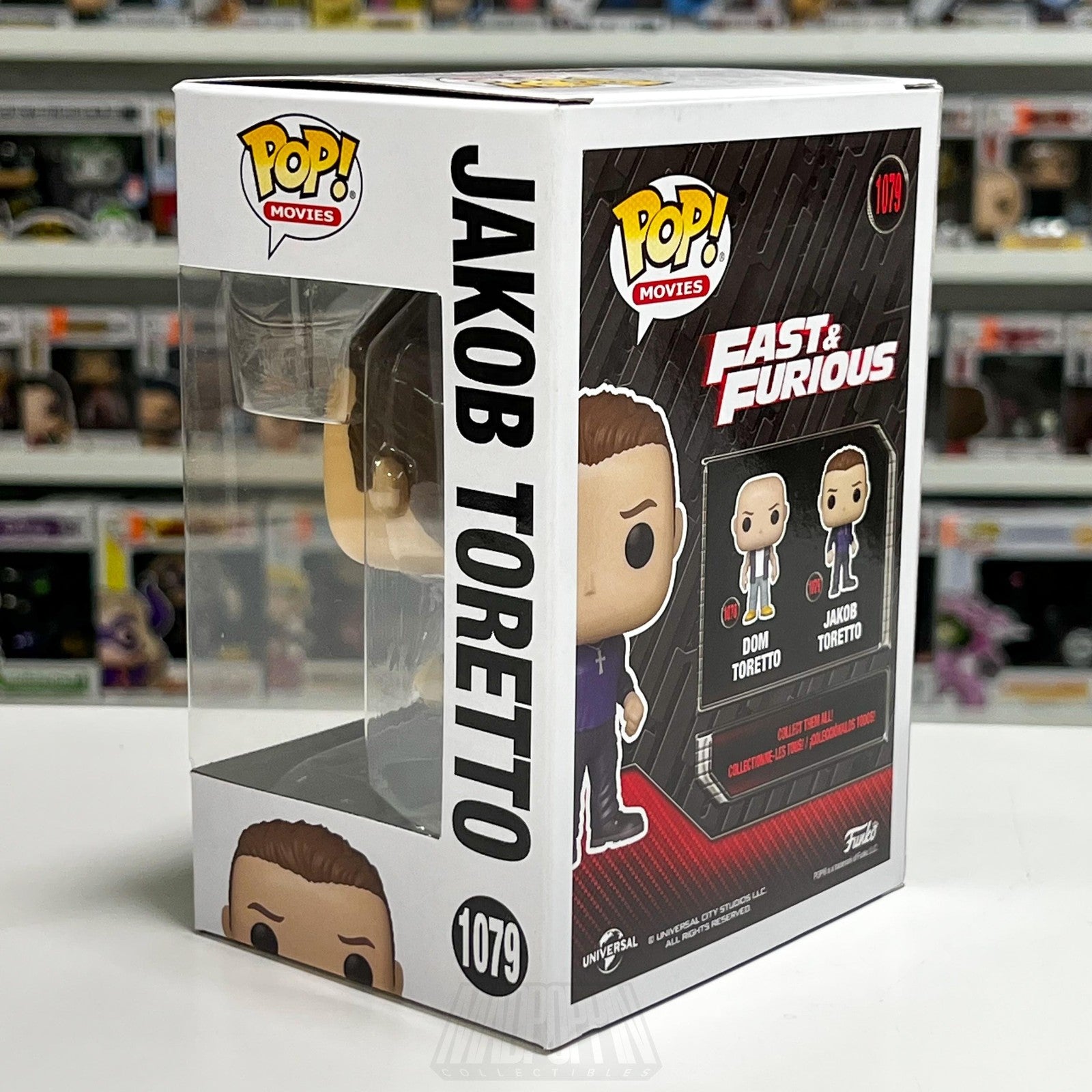 Funko Pop Movies Fast & Furious Jakob Toretto #1079 Vinyl Figure New Toy Racing