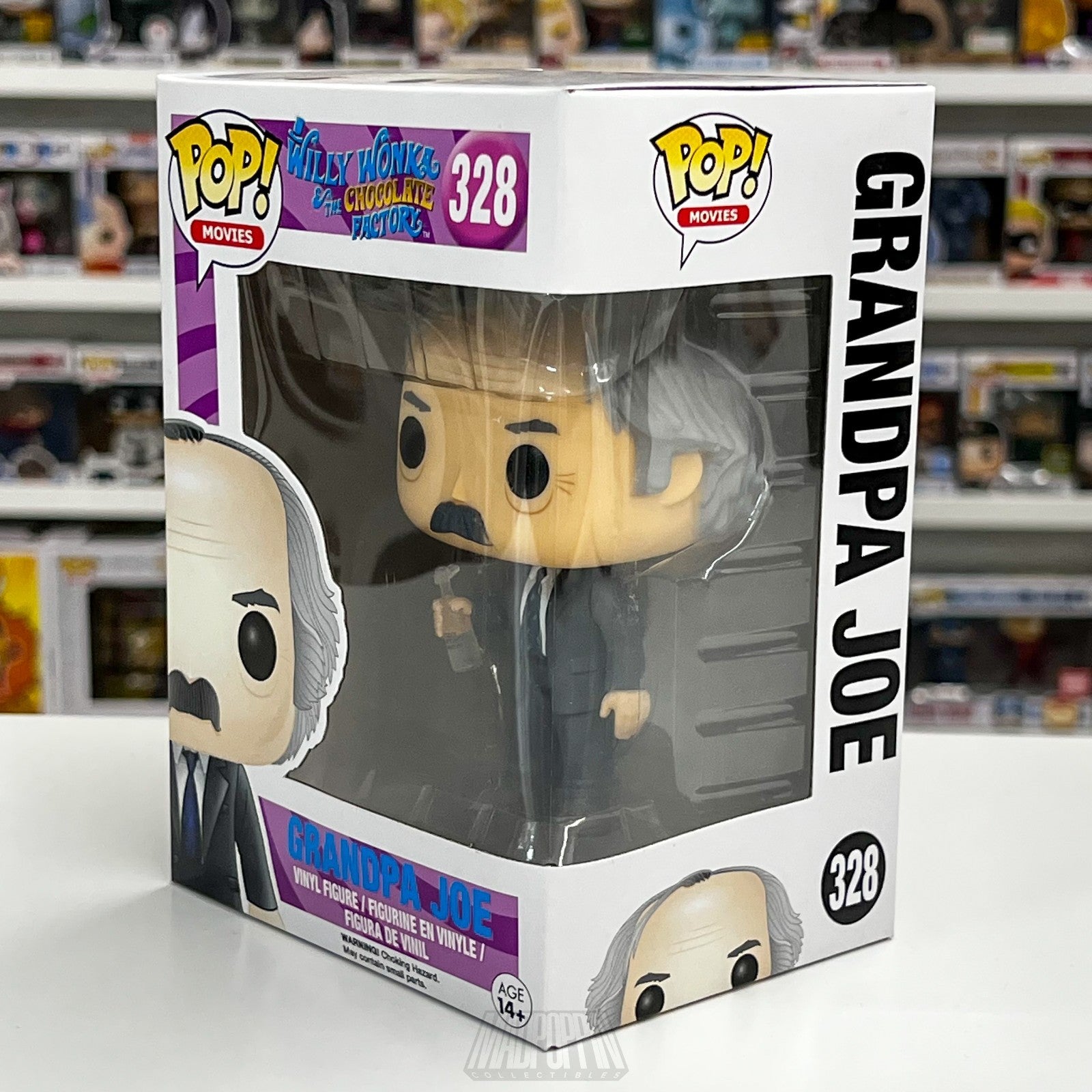 Funko Pop Movies Willy Wonka & The Chocolate Factory Grandpa Joe Vaulted 328