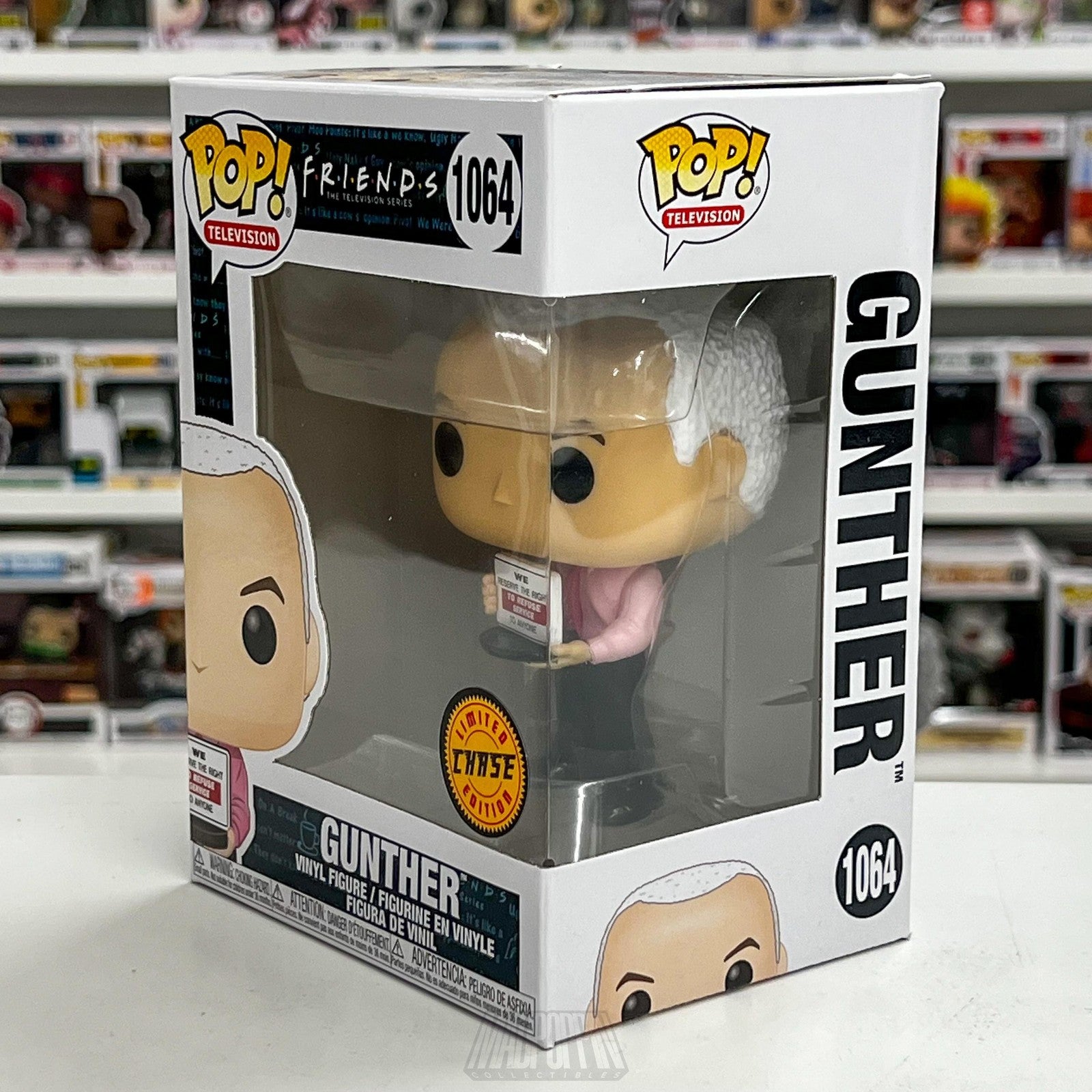 Funko Pop Television Friends Gunther Chase Limited Edition 1064 Vinyl Figure New