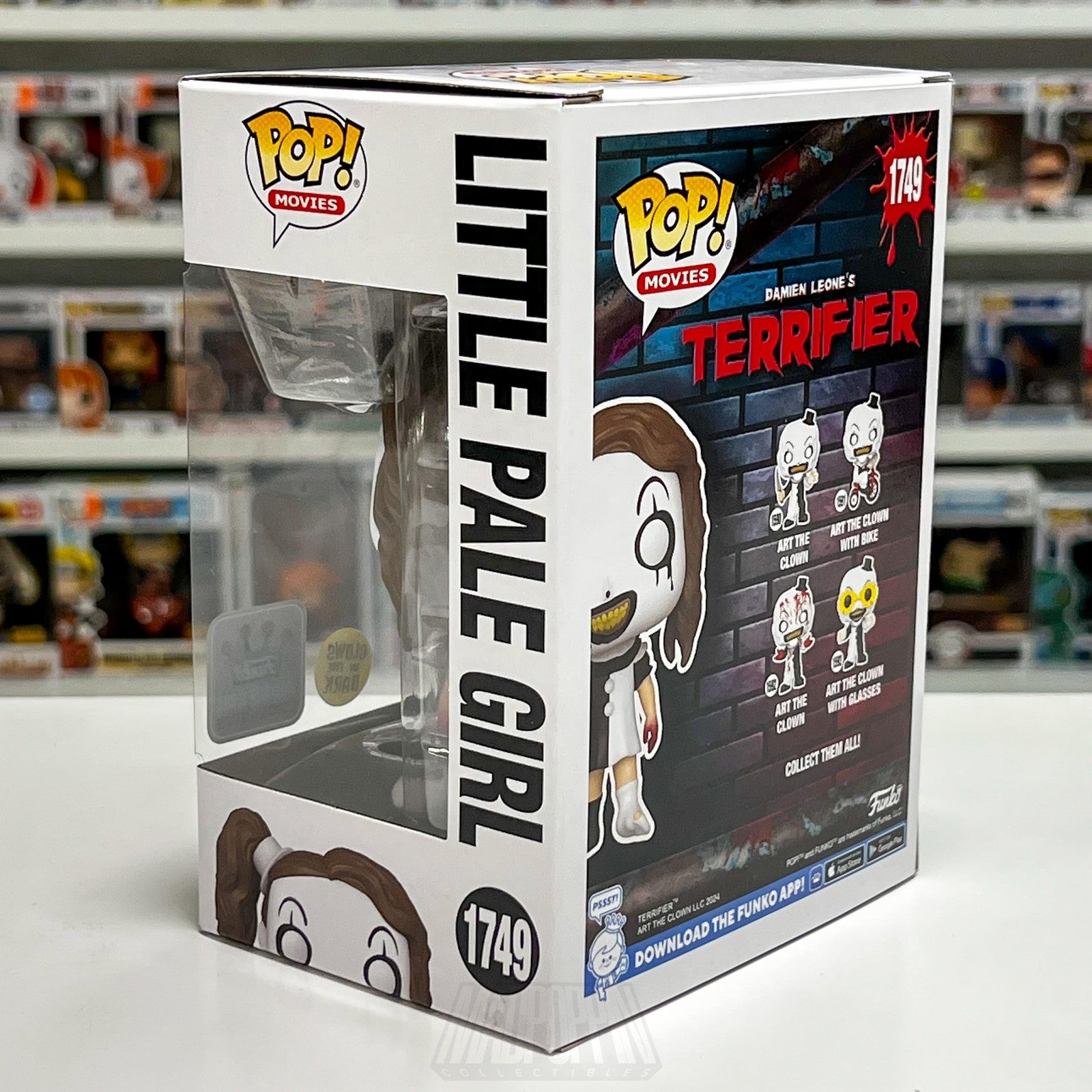 Funko Pop Movies Terrifier Little Pale Girl 1749 Glow Specialty Exclusive Horror