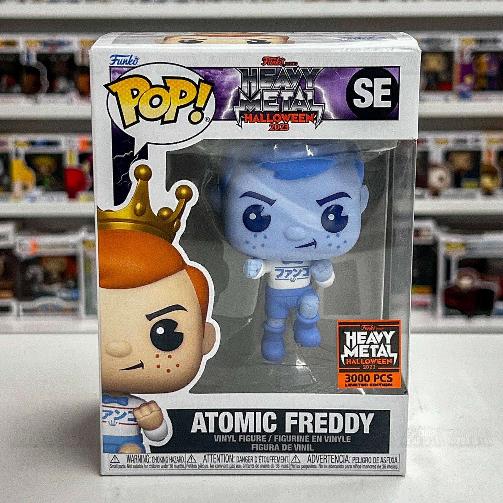 Funko Pop Atomic Freddy Heavy Metal Halloween 2023 SE 3000 PCS Limited Edition