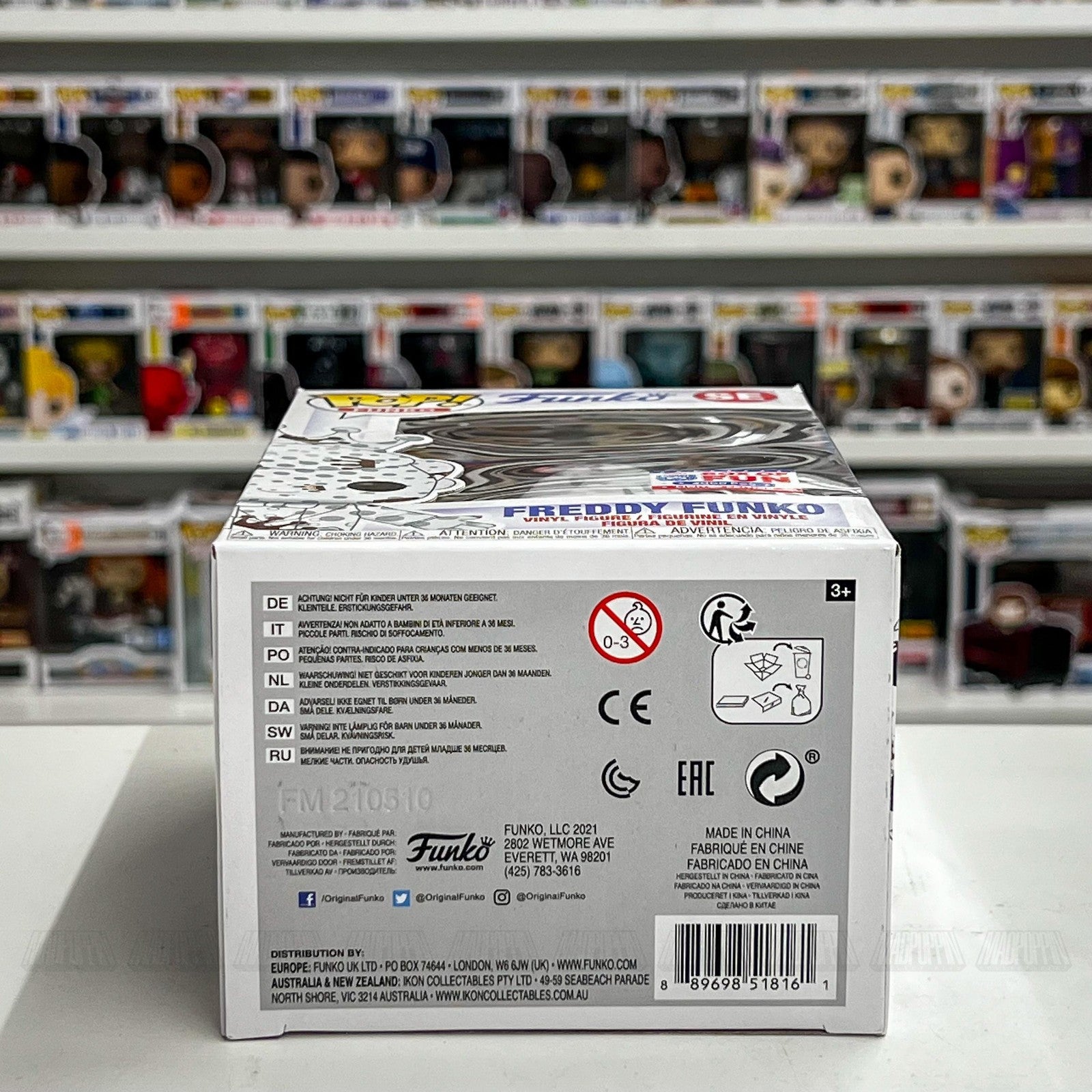 Funko Pop Freddy Funko SE Artist Series Fundays Box of Fun LE 2000 PCS Figure