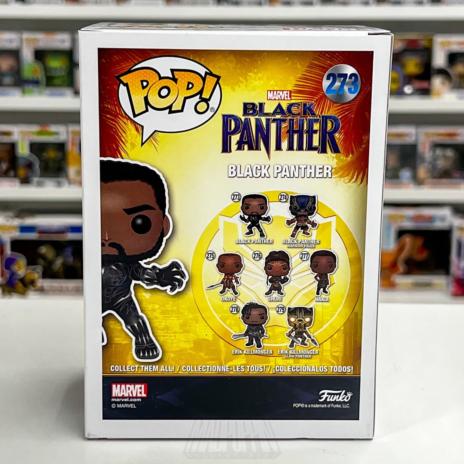 Funko Pop Marvel Black Panther Masked Chase 273 T'Challa MCU Toy Vinyl Figure3