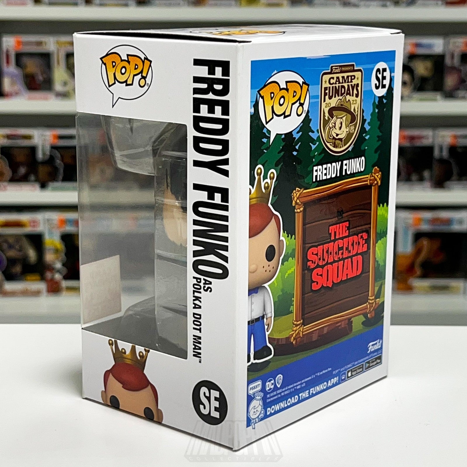 Funko Pop Freddy Funko as Polka-Dot Man SE Camp Fundays 2023 3500 Vinyl Figure