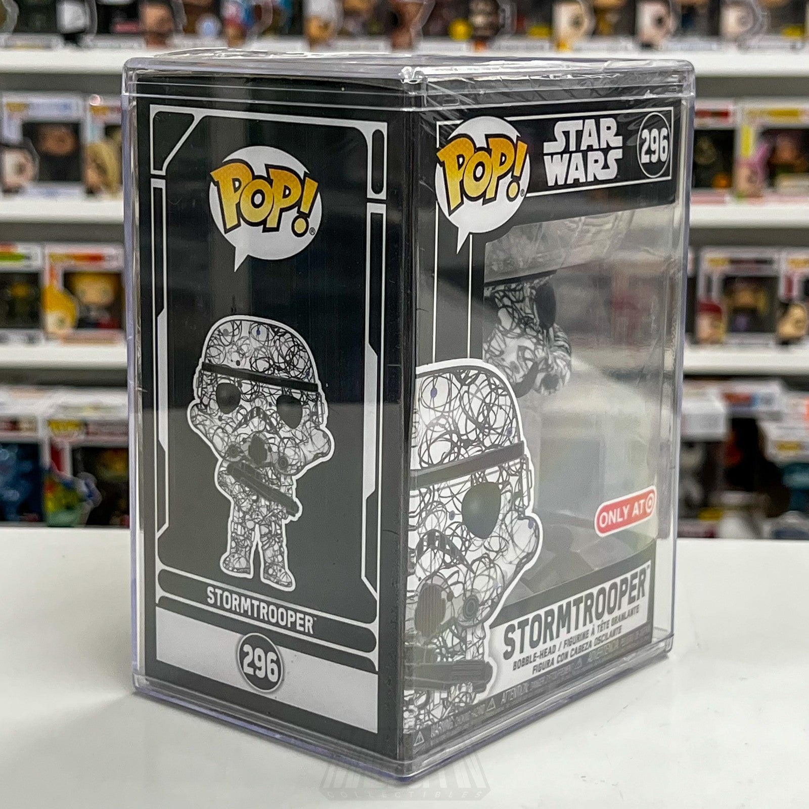 Funko Pop Star Wars Imperial Stormtrooper Futura Target 296 Empire Toy Figure5