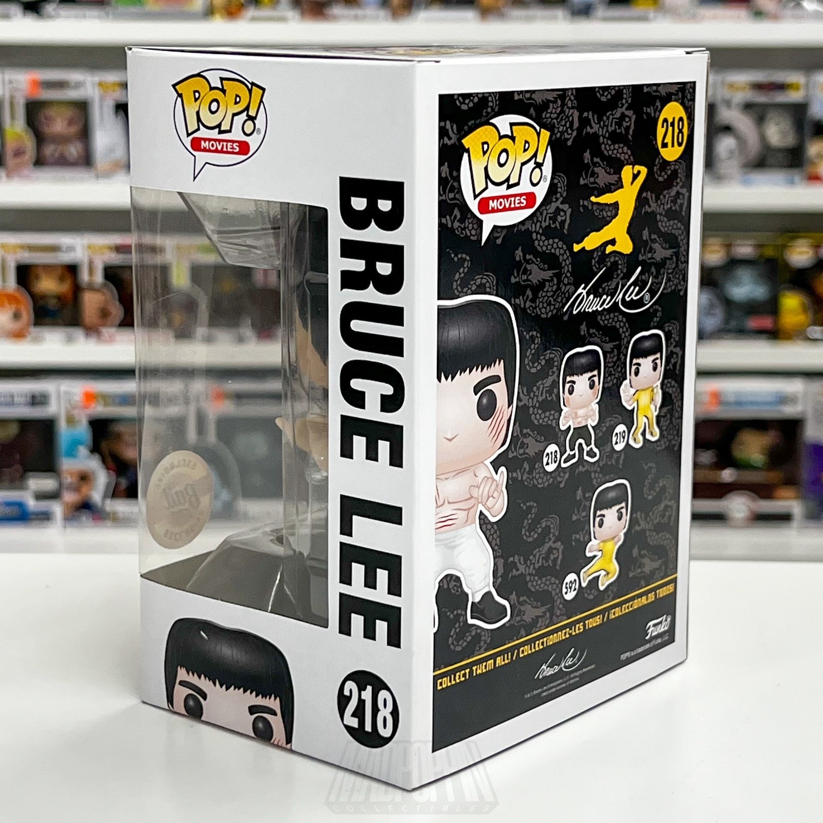 Funko Pop Movies Bruce Lee Enter The Dragon White Pants BAIT 218 Vinyl Figure2
