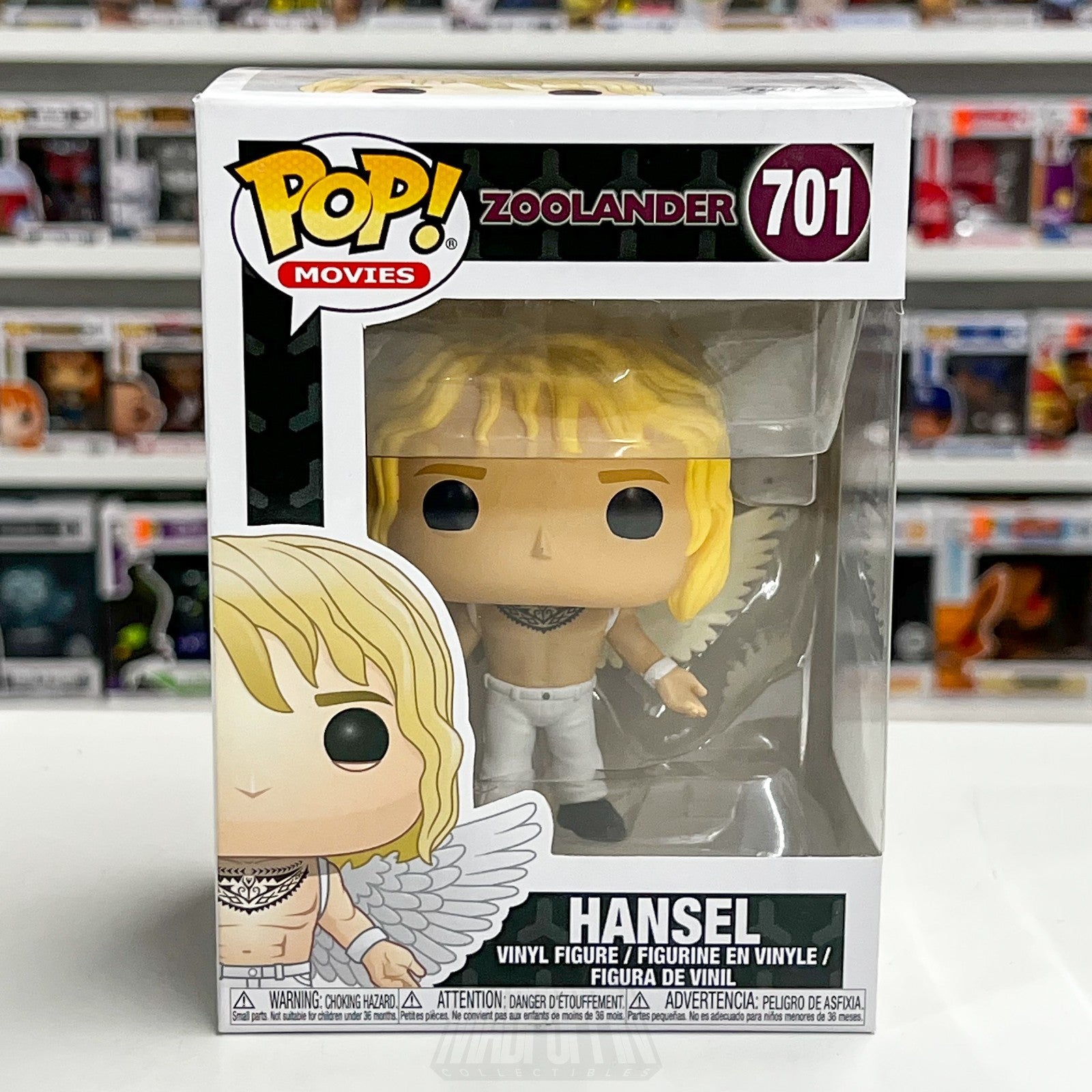 Funko Pop Movies Zoolander Hansel 701 American Comedy Owen Wilson Vinyl Figure0