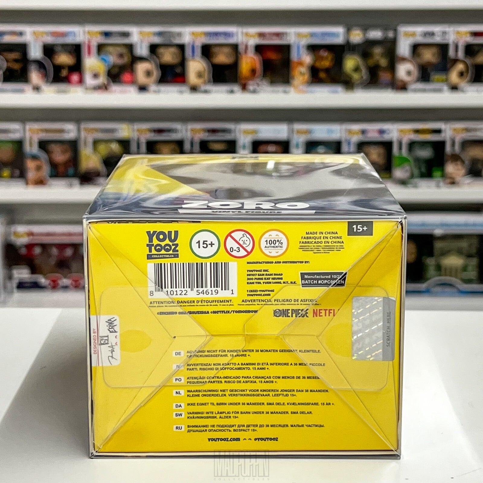 Youtooz Anime Netflix One Piece Roronoa Zoro Japanese Shonen Manga