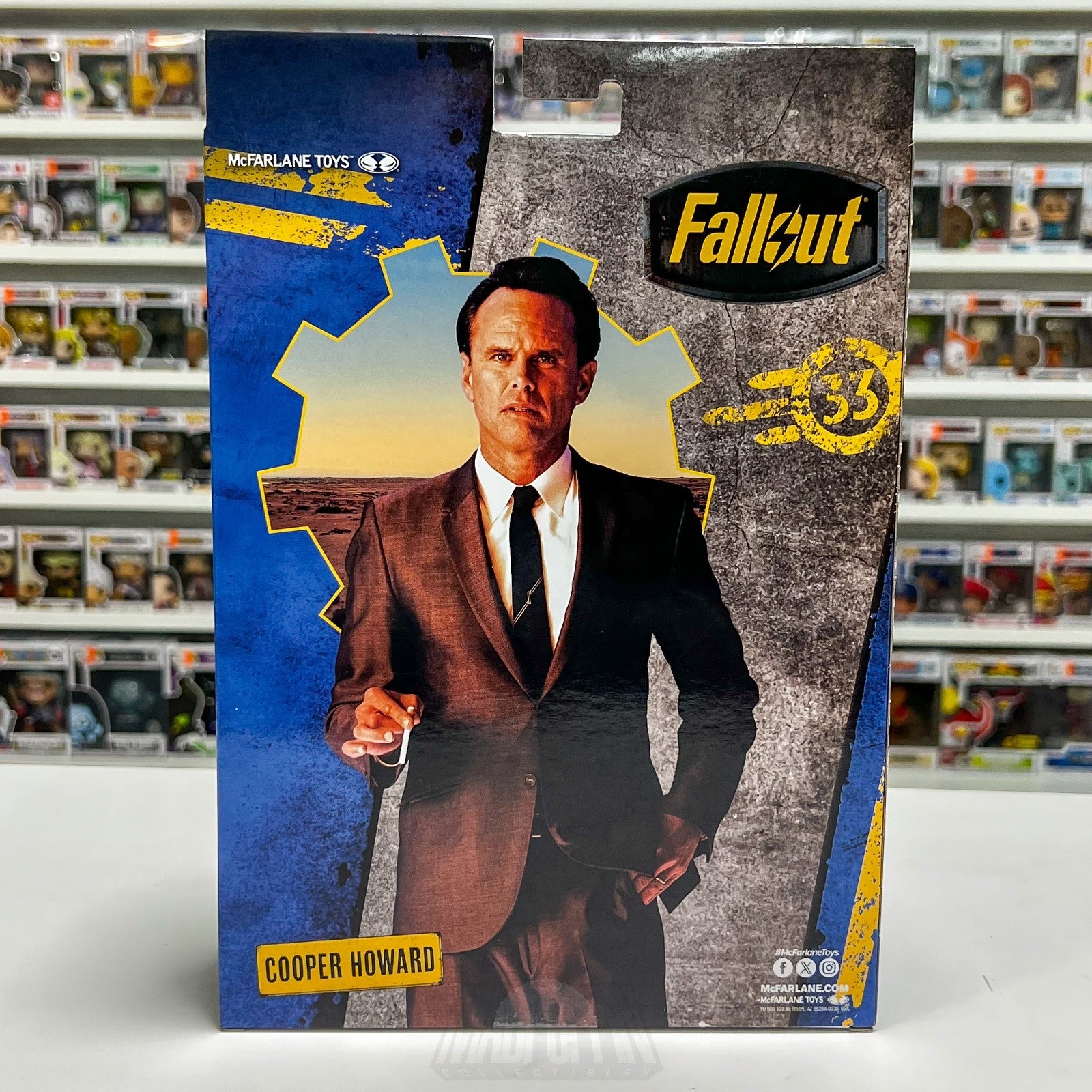McFarlane Toys Fallout Cooper Howard RED PLATINUM 7" CHASE Figure Video Game NIB