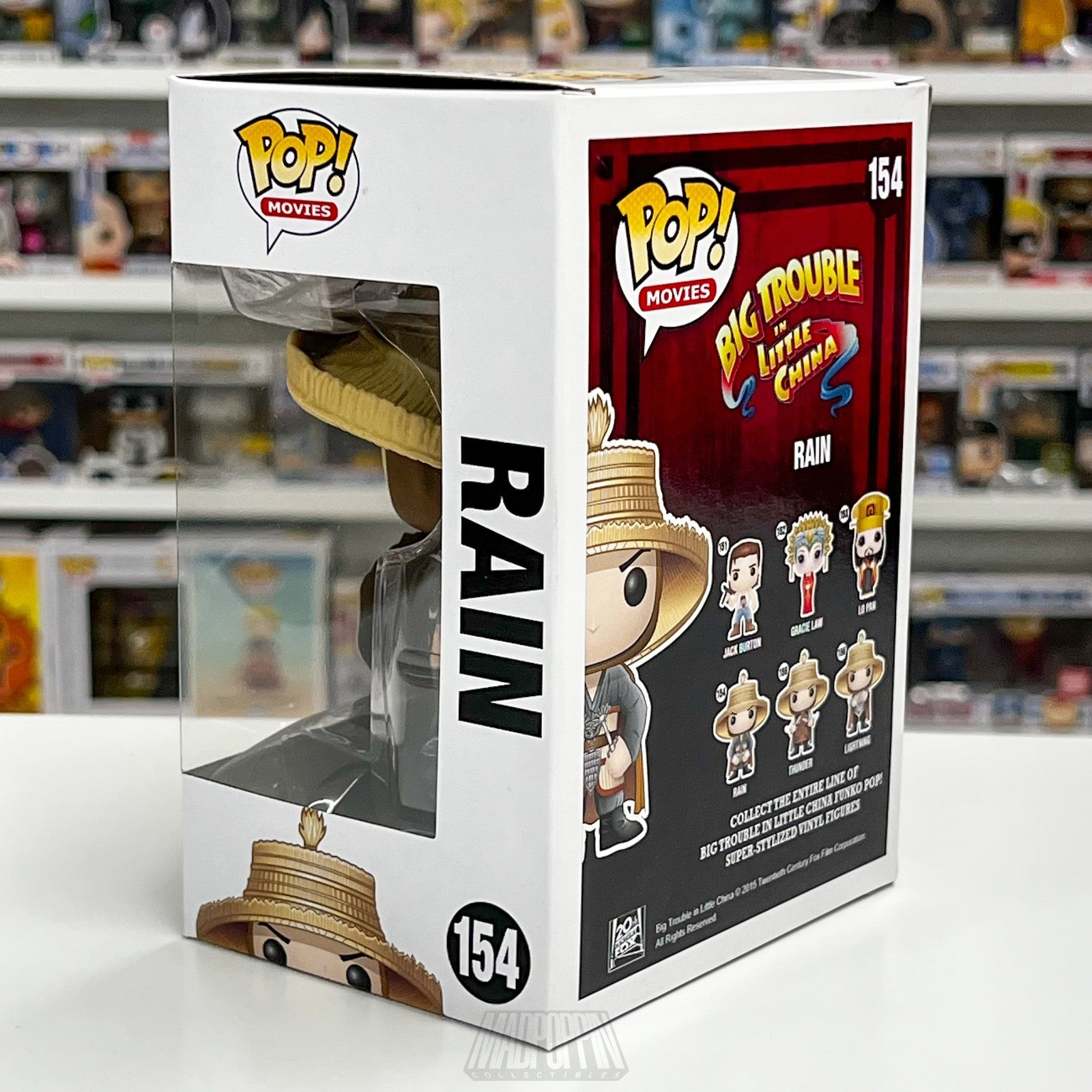 Funko Pop Movies Big Trouble In Little China Rain Three Storms Action Comedy 154