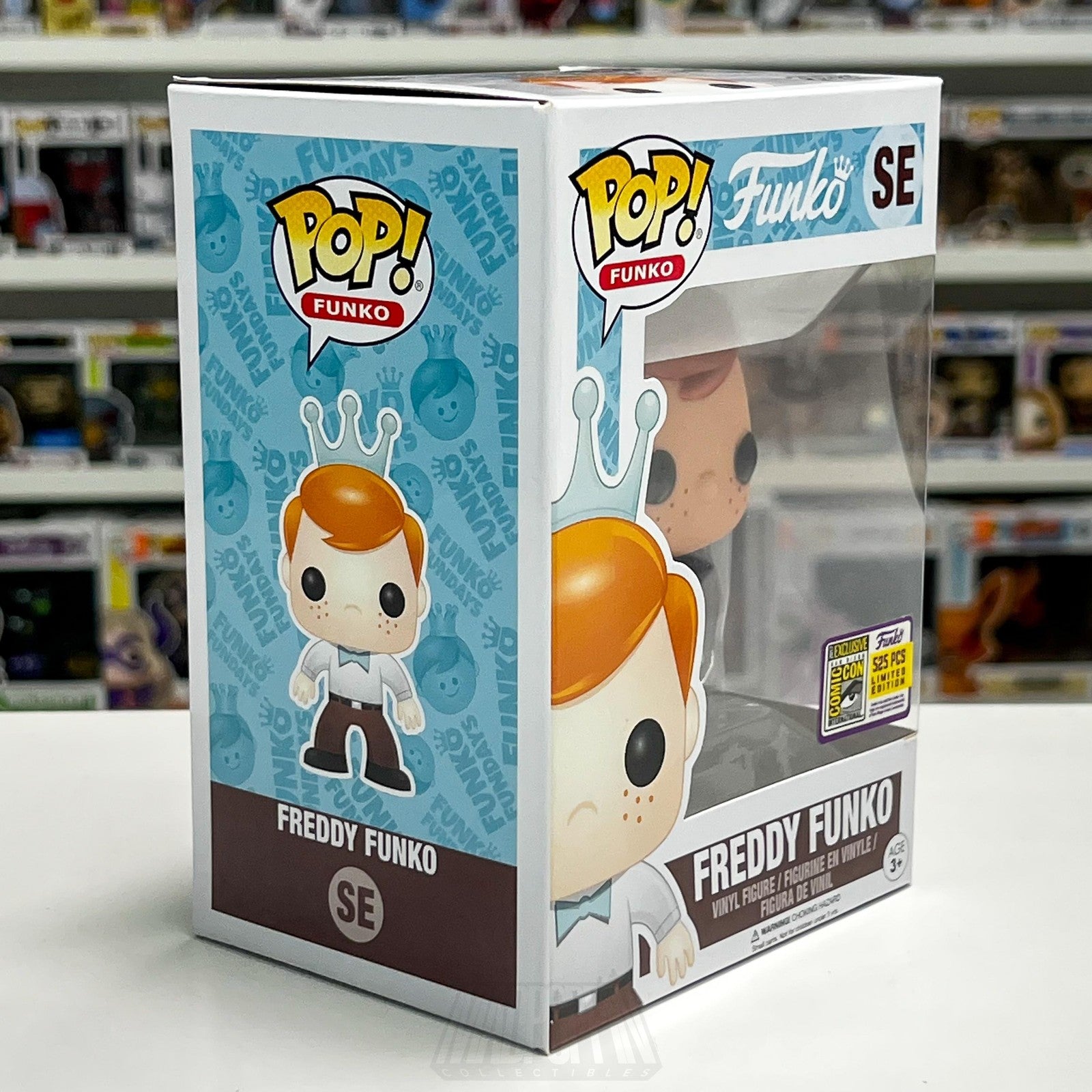 Funko Pop Freddy as MMPR Blue Ranger SE Fundays 2017 SDCC 525 Pcs Exclusive Toy