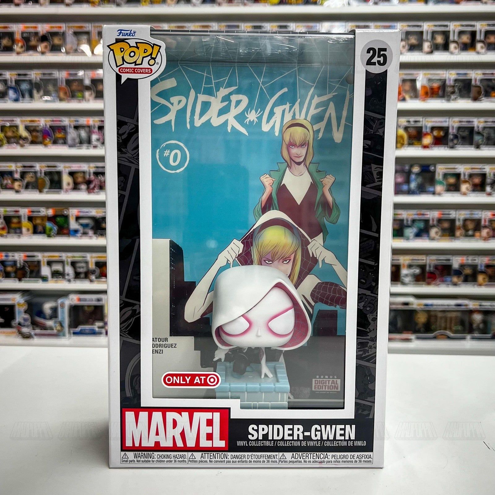 Funko Pop Comic Covers Marvel Spider-Gwen #25 Target Exclusive Figure New in Box