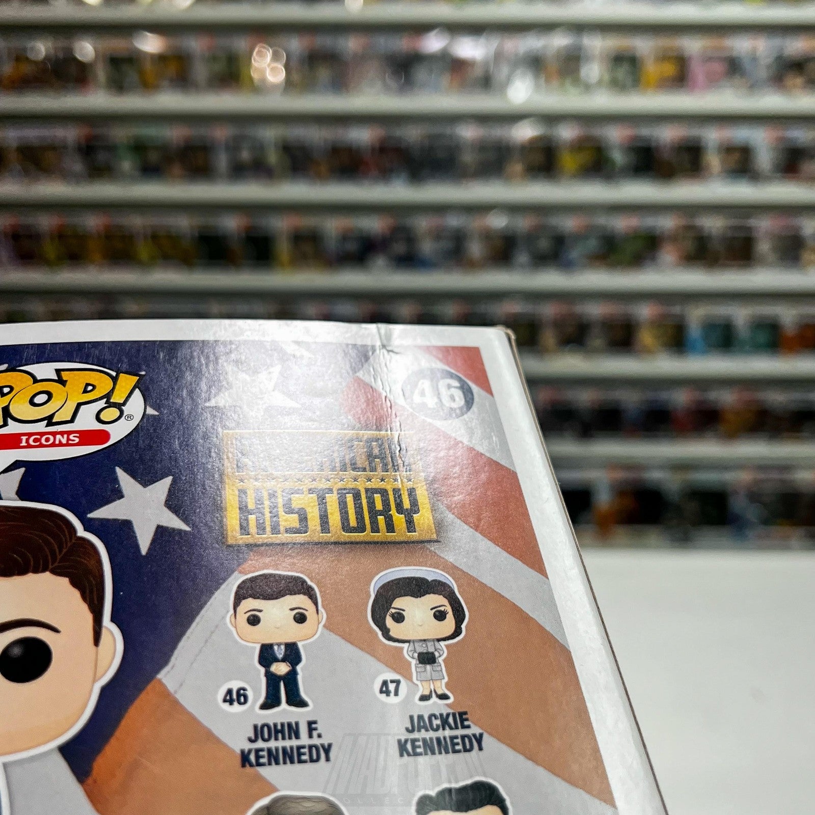 Funko Pop Icons American History John F Kennedy Jackie 46 47 Set Toy Politics