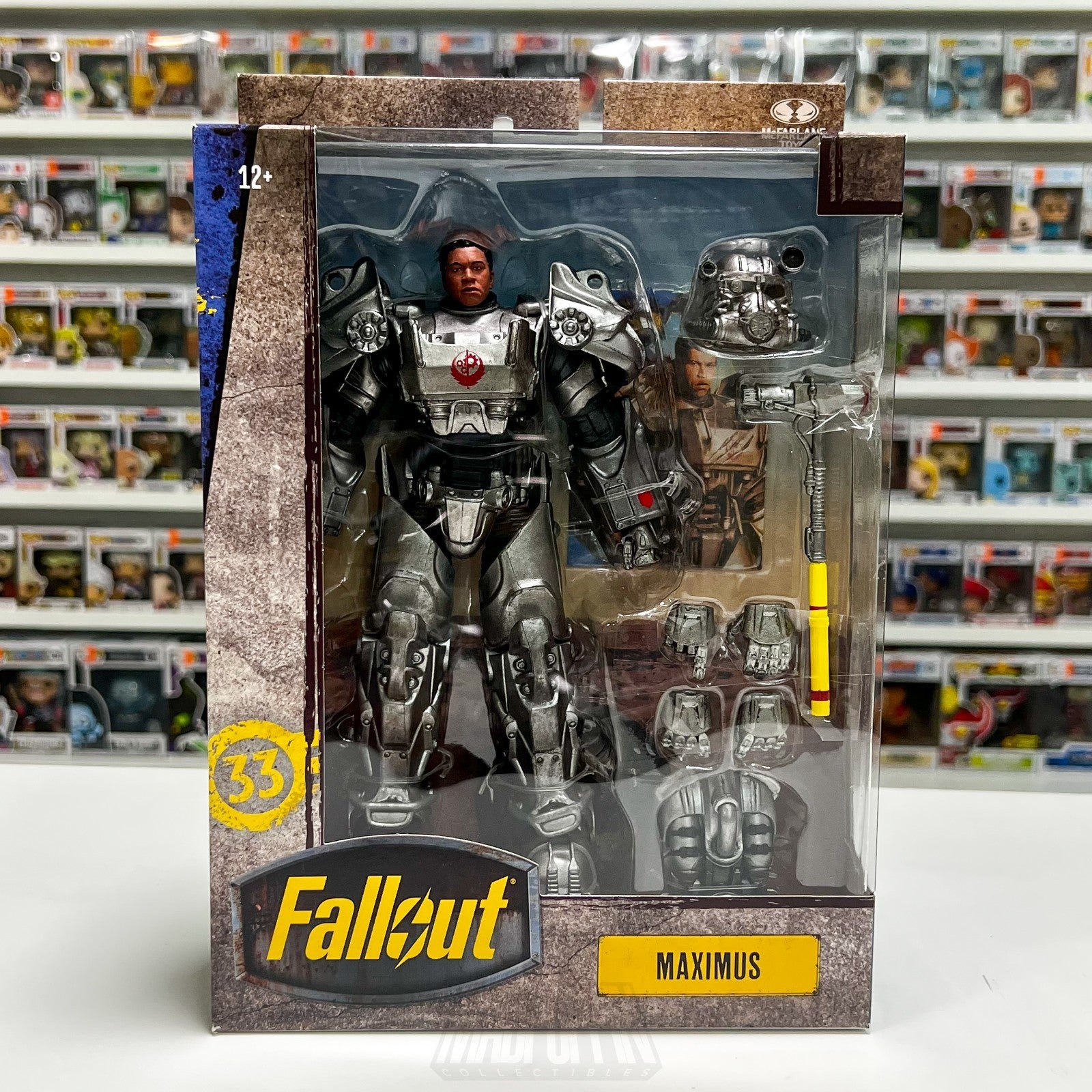 McFarlane Toys Fallout Maximus 7 Inch Action Figure Video Game Bethseda IN HAND