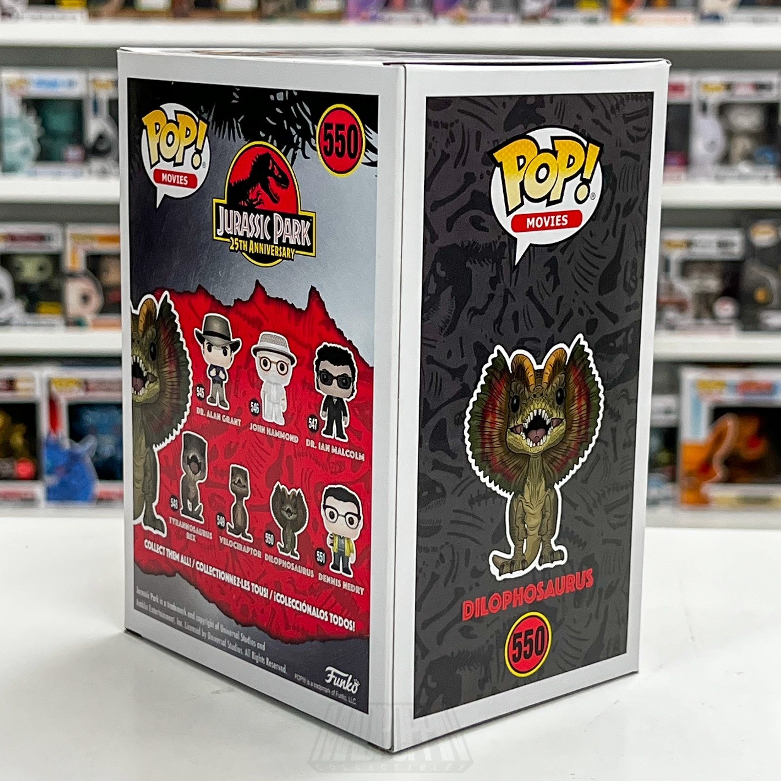 Funko Pop Movies Jurassic Park Dilophosaurus Red Target 550 Dinosaur Toy Figure4