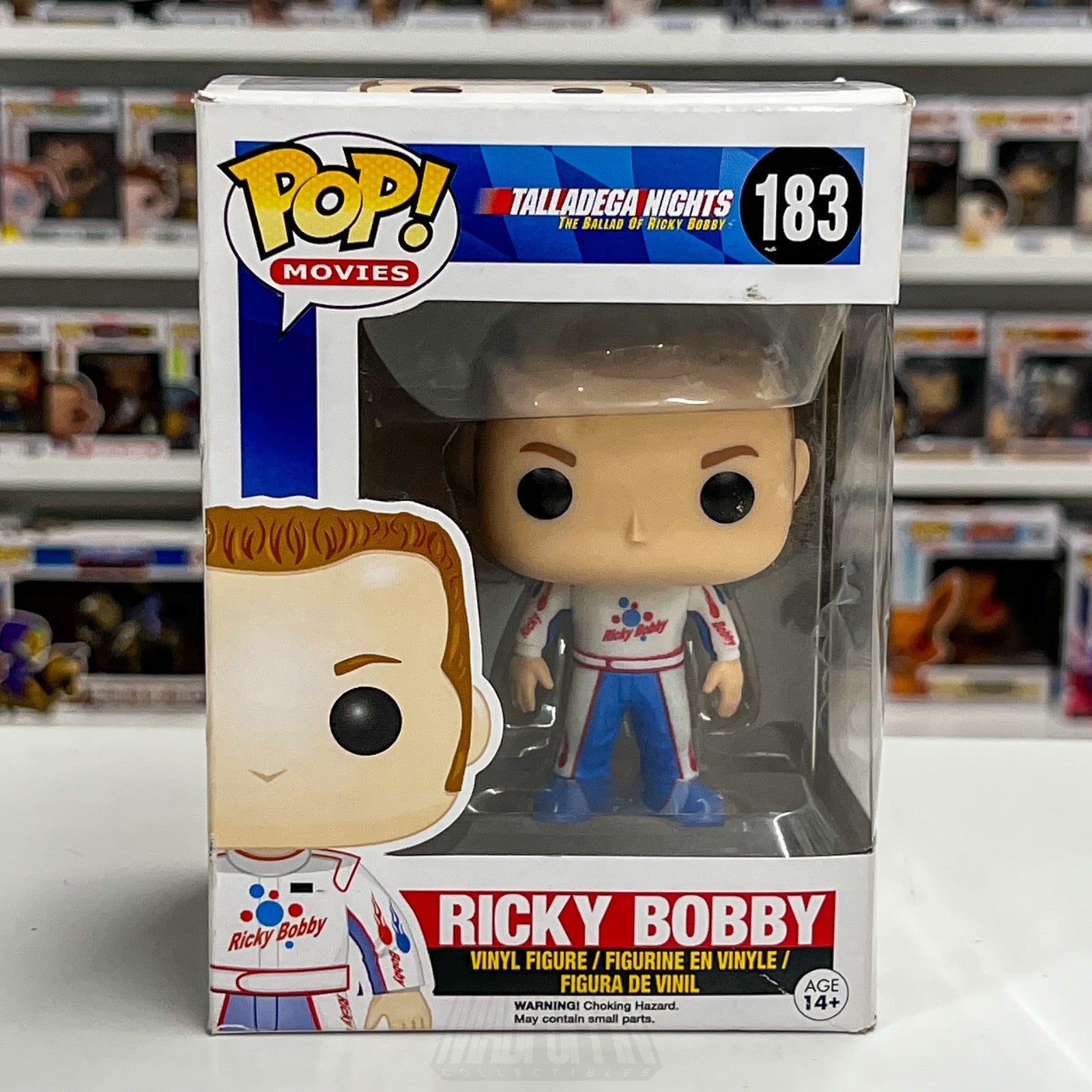 Funko Pop Movies Talladega Nights Ricky Bobby 183 NASCAR Comedy Toy Vinyl Figure0