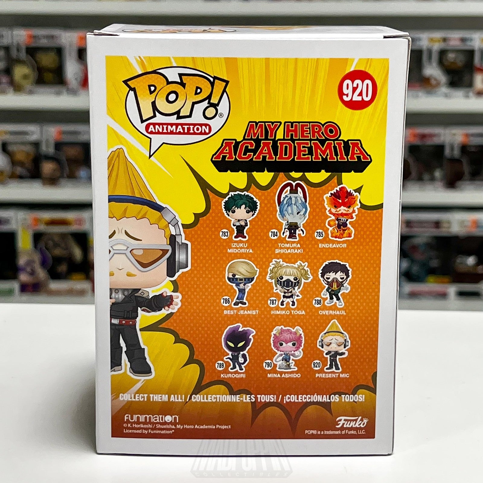 Funko Pop! Animation My Hero Academia Present Mic 920 Vinyl Figure MHA Anime Toy