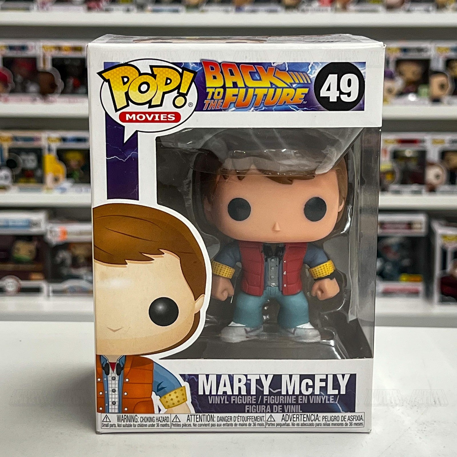 Funko Pop Movies Back to the Future 49 Marty McFly Vinyl Figure Collectible New