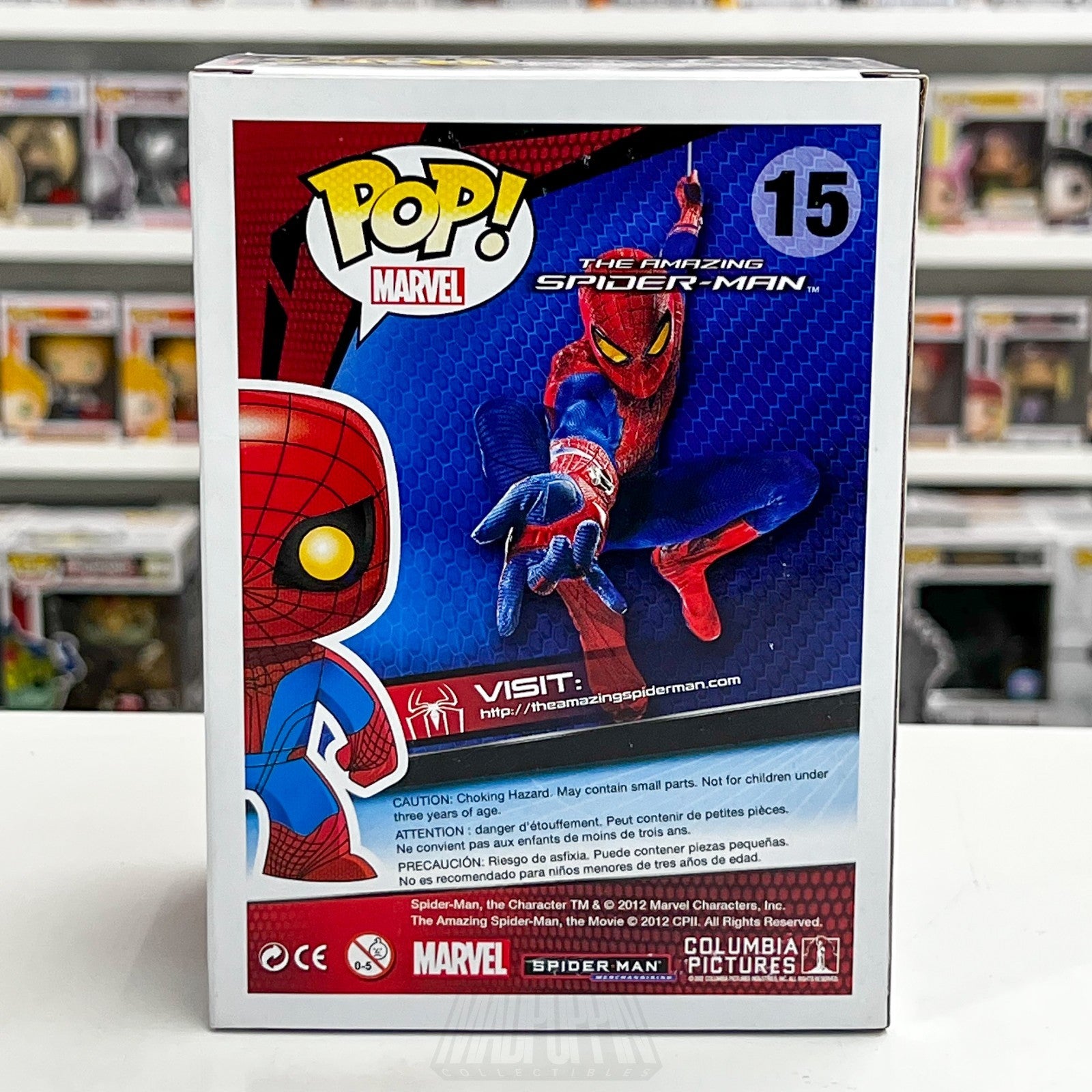 Funko Pop Marvel The Amazing SpiderMan 15 Superhero Original 2012 Vinyl Figure3