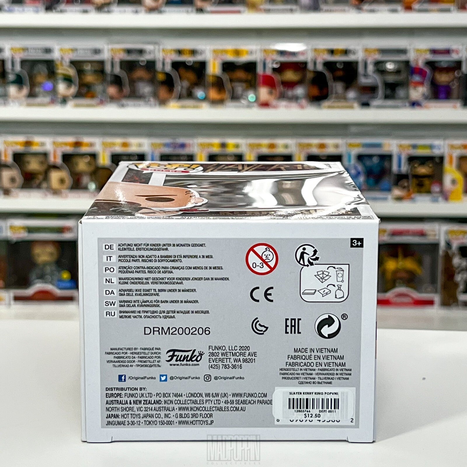 Funko Pop Rocks Slayer Kerry King Guitarist Thrash Heavy Metal Vaulted 157