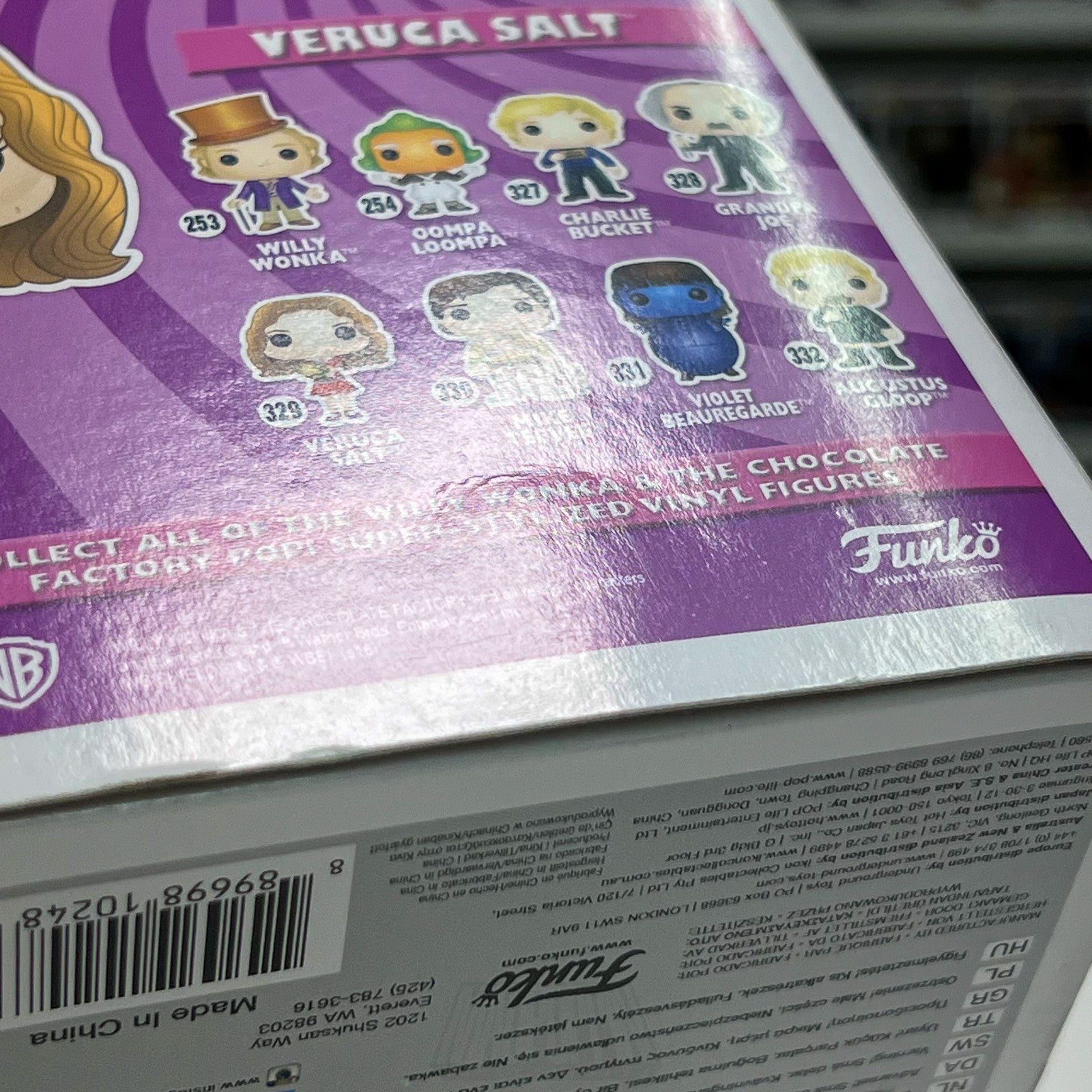 Funko Pop Movies Willy Wonka & The Chocolate Factory Veruca Salt Golden Egg 329