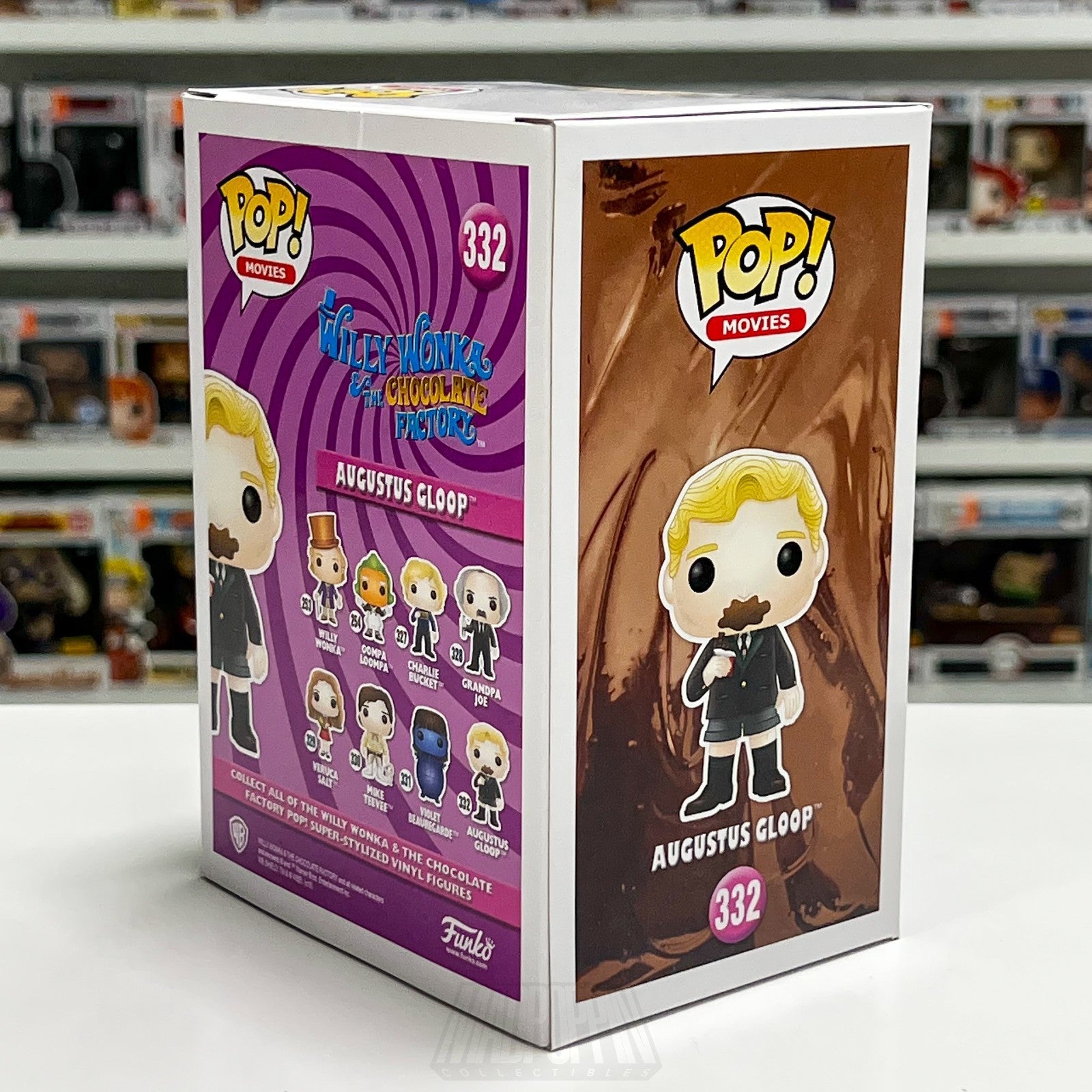 Funko Pop Augustus Gloop 332 Willy Wonka Chocolate Factory Movie Vinyl Figure
