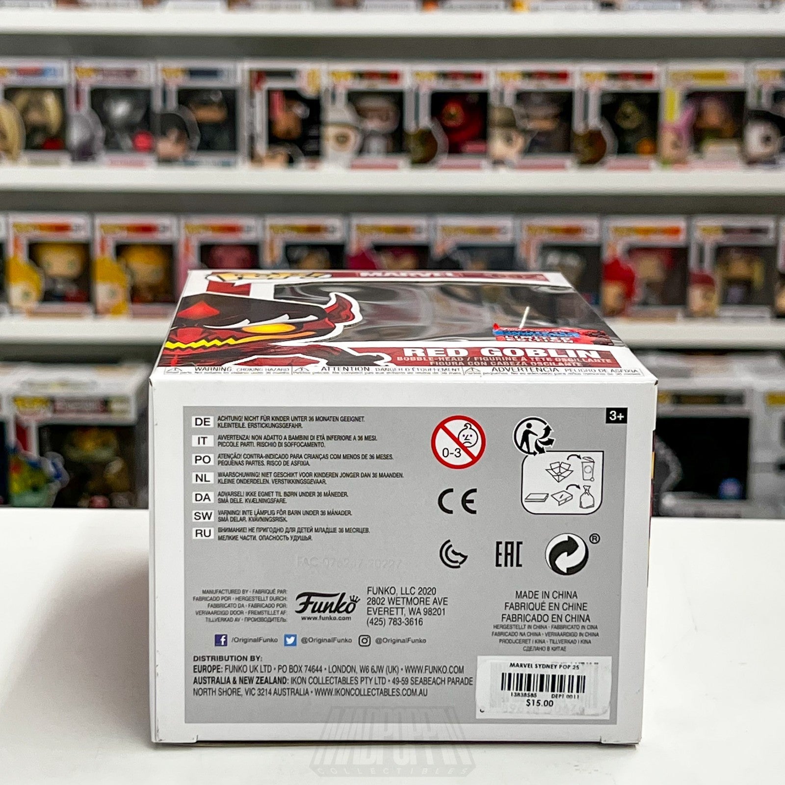 Funko Pop Marvel Red Goblin Death NYCC Fall Con 682 Supervillain Vinyl Figure7