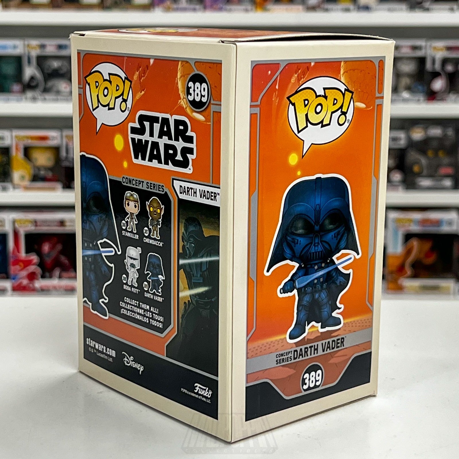 Funko Pop Star Wars Concept Series Darth Vader Celebration 389 Sith Vinyl Figure4