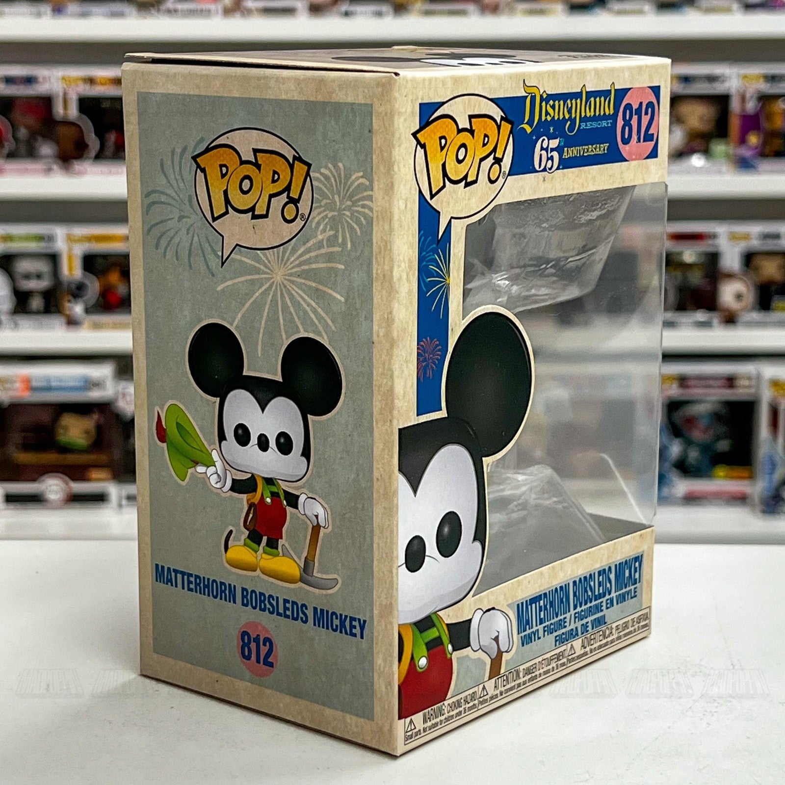 Funko Pop Disney Disneyland 65th Matterhorn Bobsleds Mickey #812 Vinyl Figure