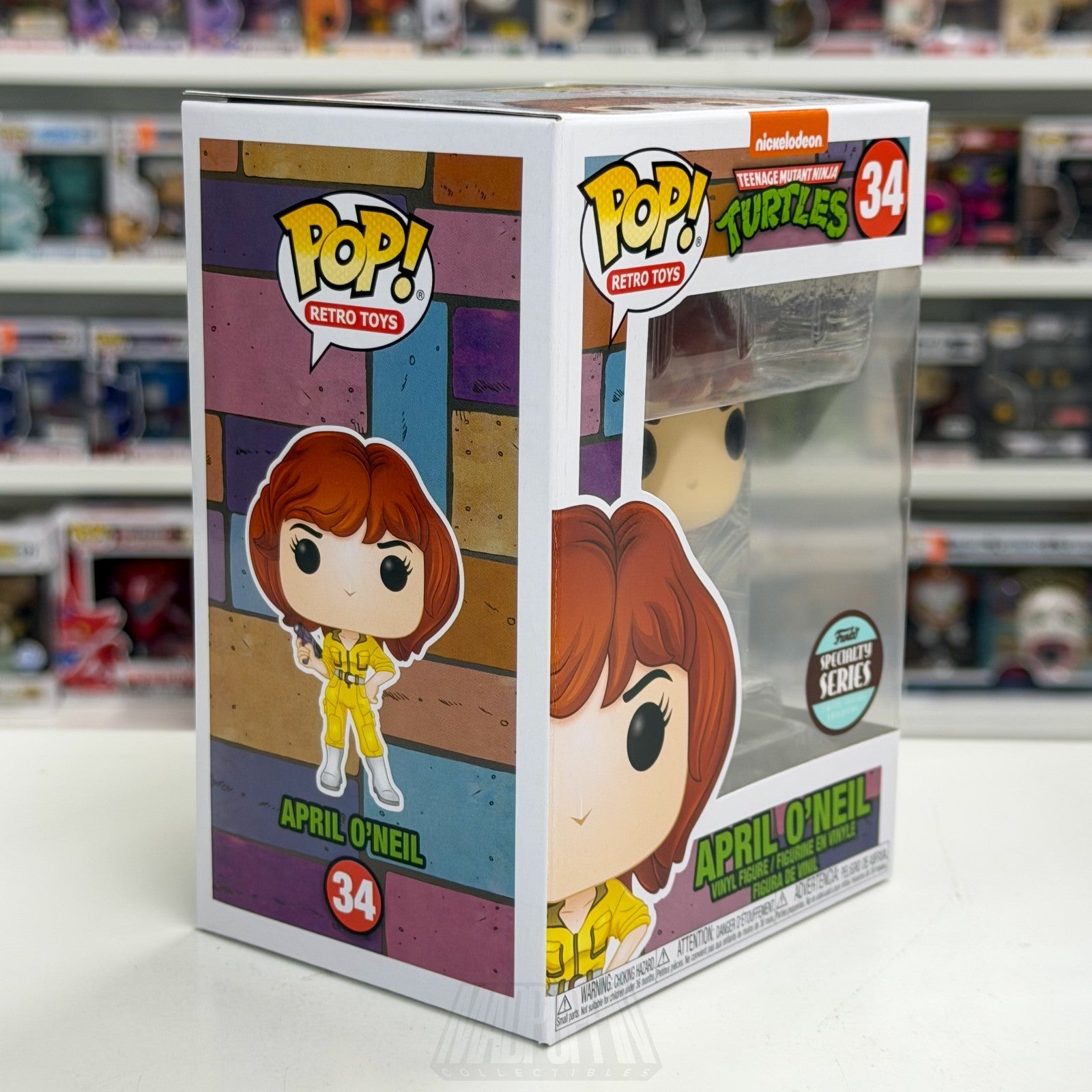 Funko Pop Retro Toys TMNT Turtles April O'Neil Specialty Series 34 Vinyl Figure5