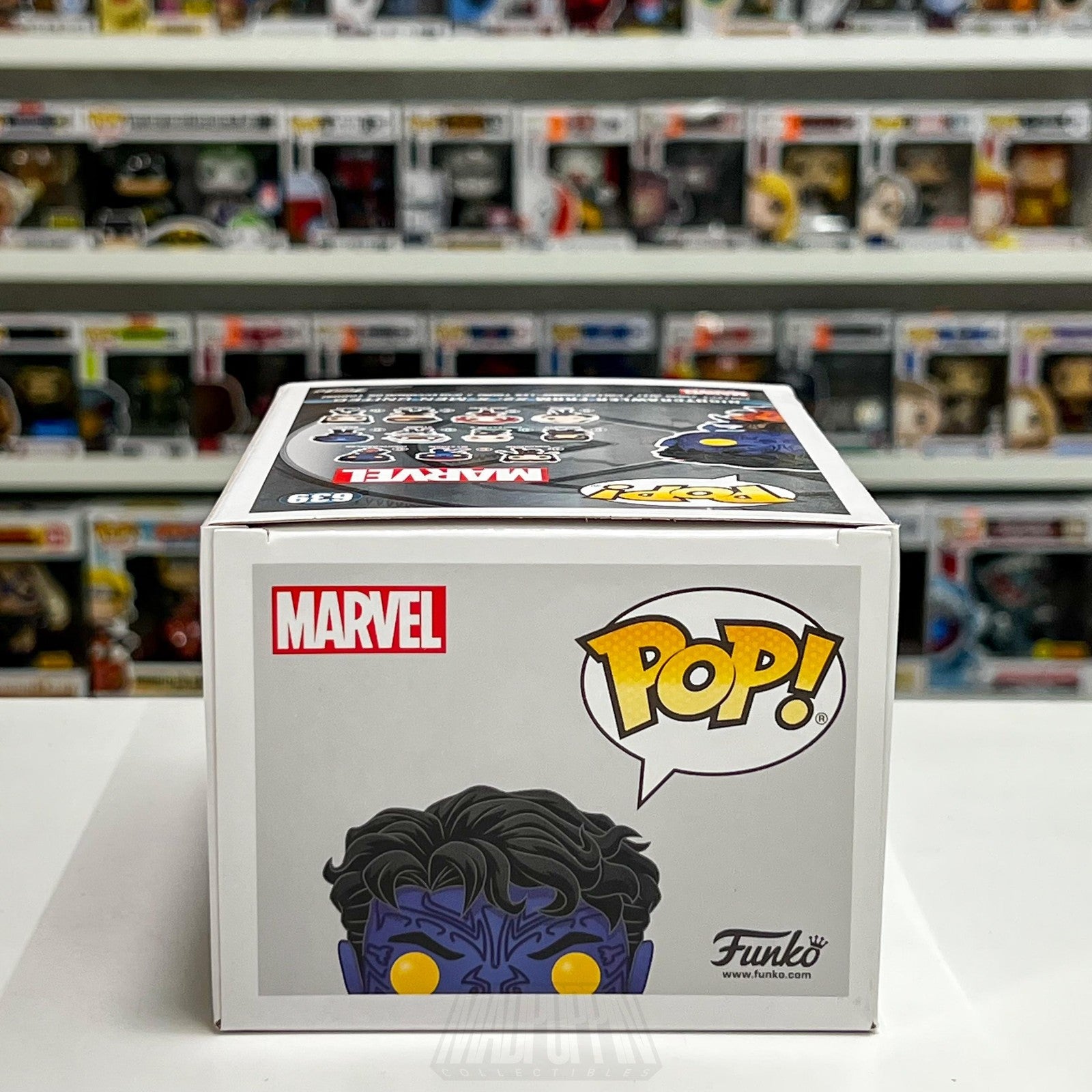 Funko Pop Marvel Nightcrawler 639 Mutant BobbleHead Figure X2 X-Men United Movie